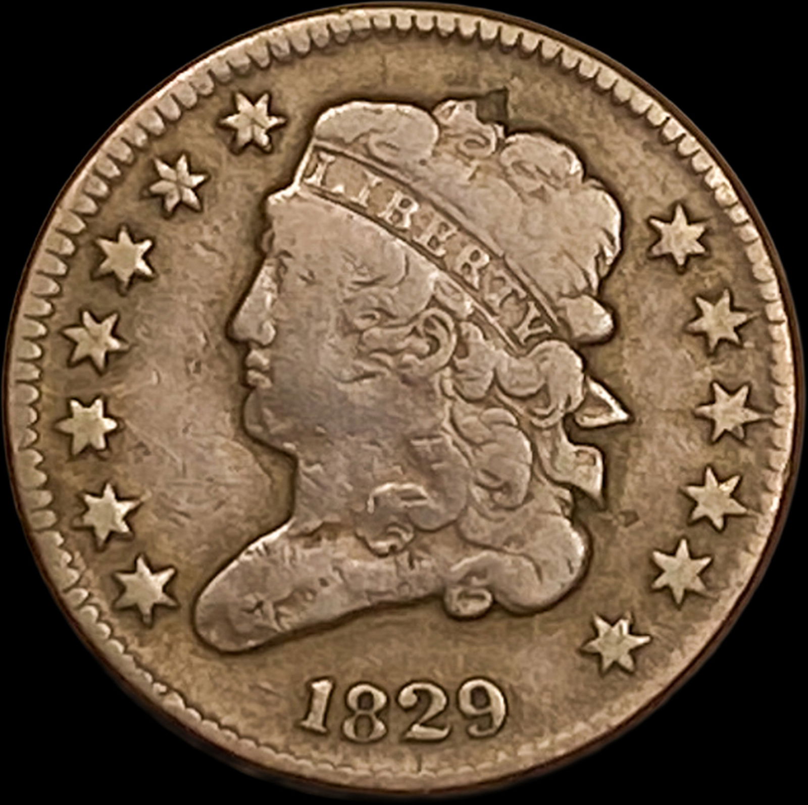 1829 Classic Head Half Cent LIGHTLY CIRCULATED (1 of 2)