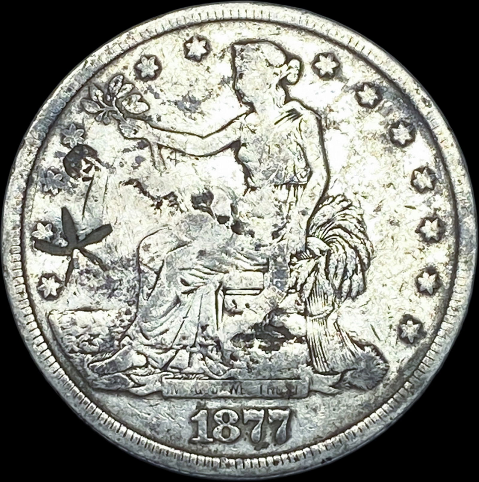 1877 Silver Trade Dollar HIGH GRADE (1 of 2)