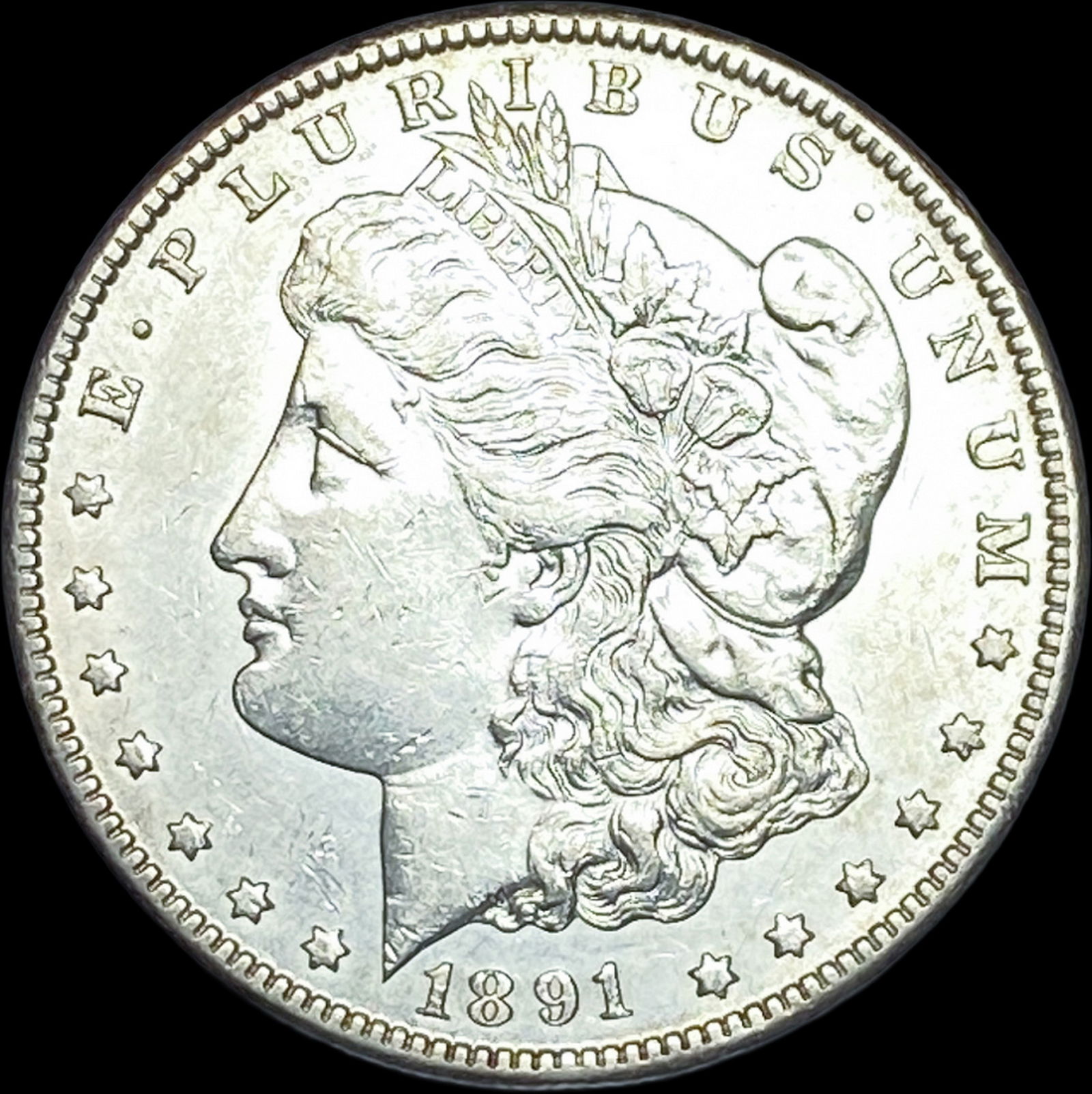 1891-CC Silver Morgan Dollar UNCIRCULATED (1 of 2)