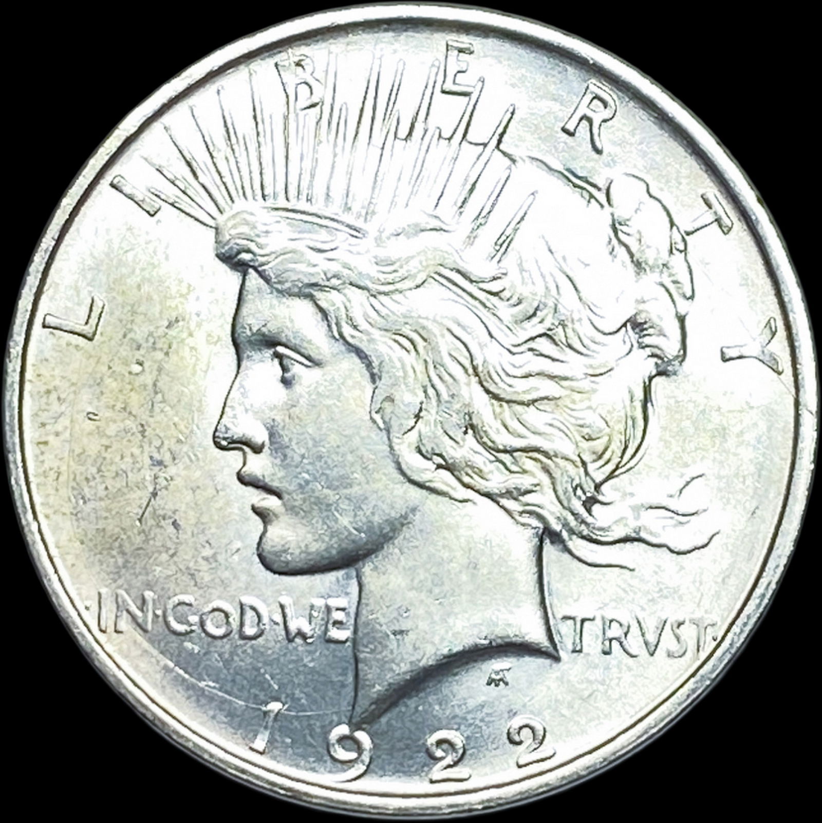 1922 Silver Peace Dollar GEM BU (1 of 2)