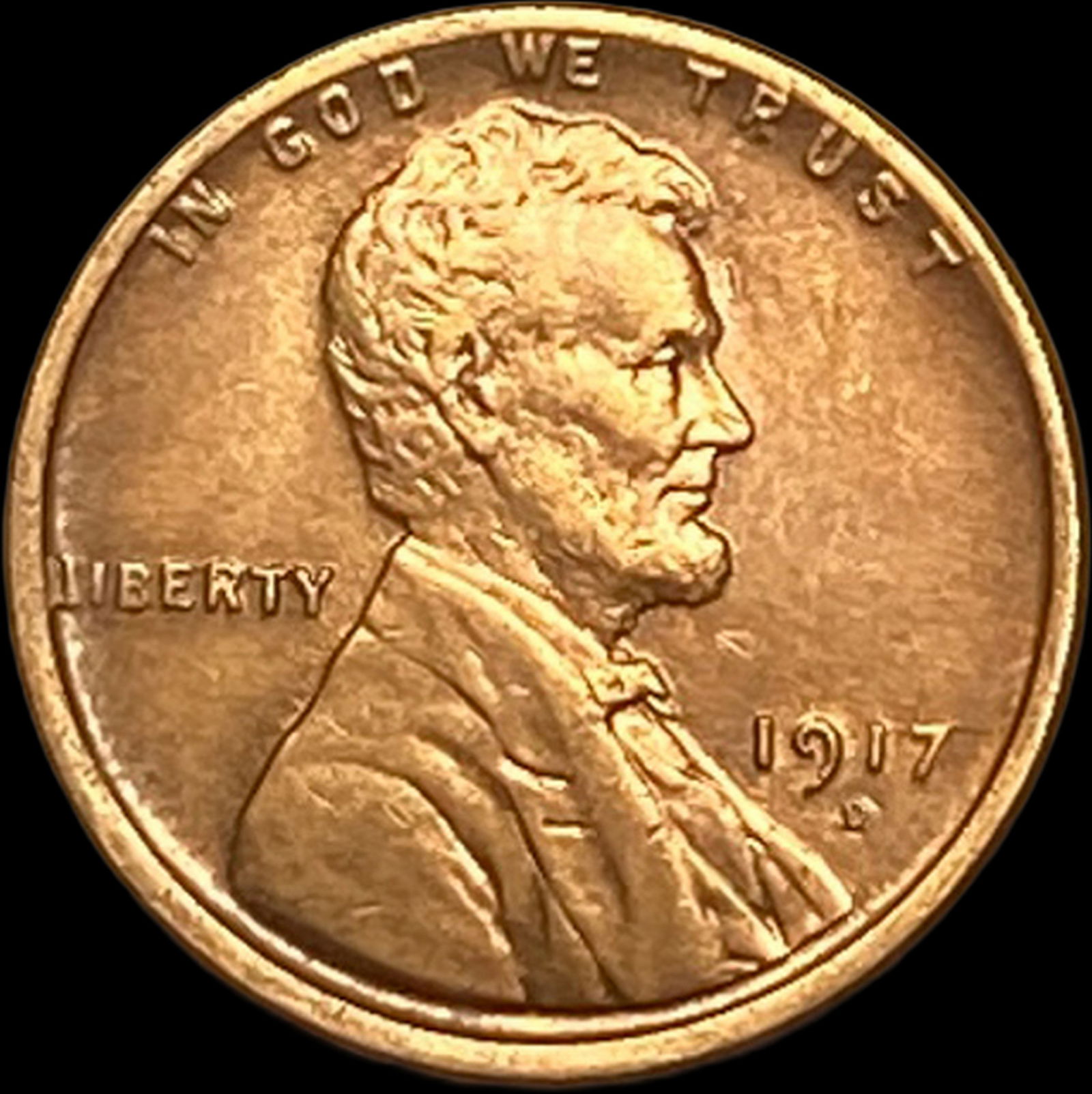 1917-S Lincoln Wheat Cent CLOSELY UNCIRCULATED (1 of 2)