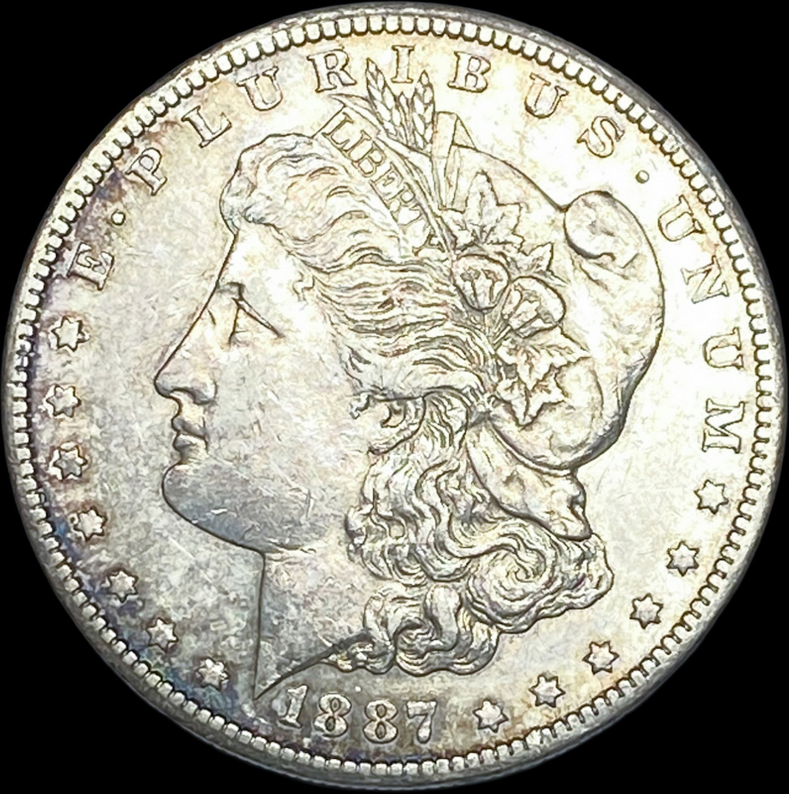 1887-S Silver Morgan Dollar CLOSELY UNCIRCULATED (1 of 2)
