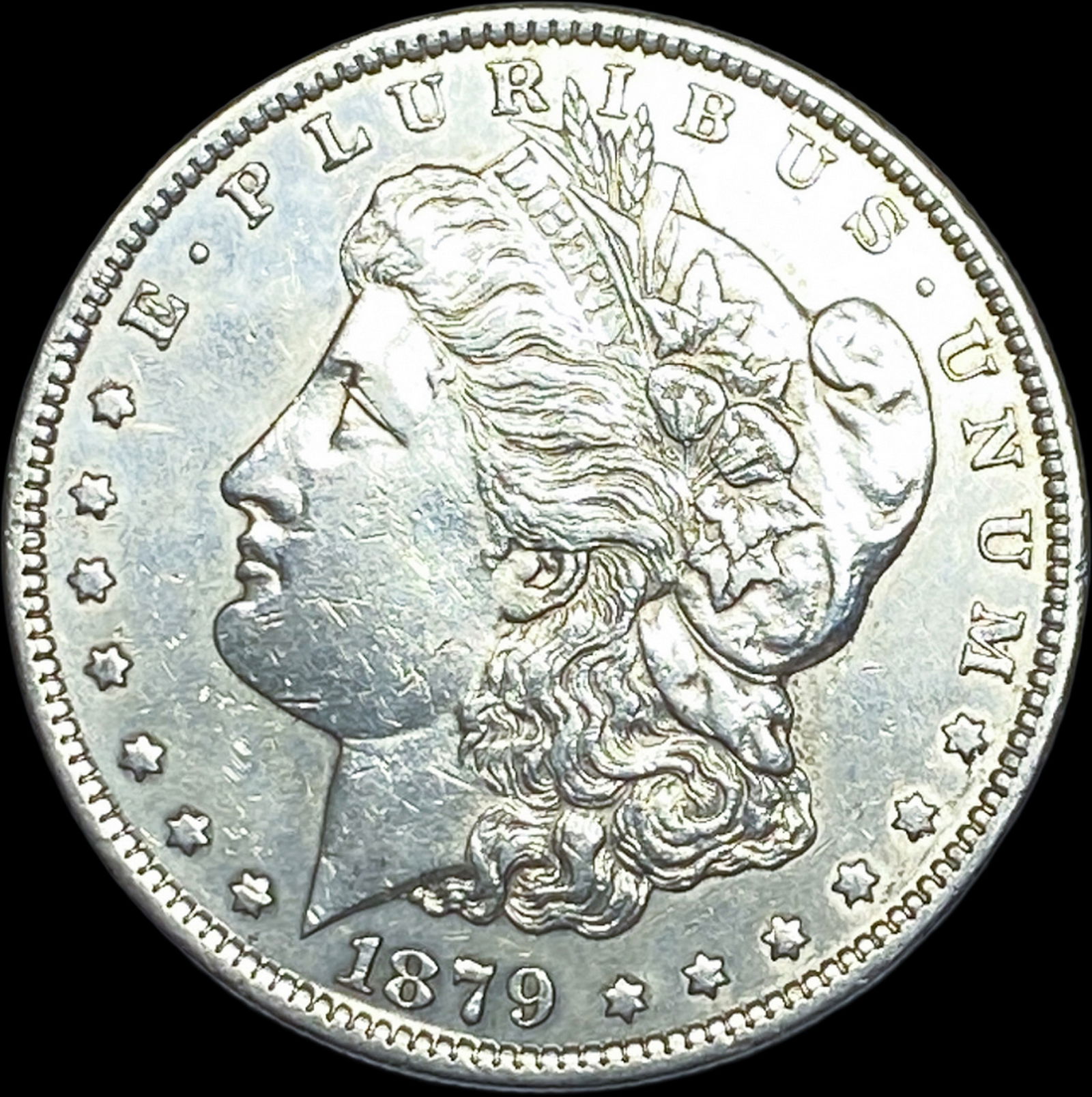 1879-S Silver Morgan Dollar CLOSELY UNCIRCULATED (1 of 2)