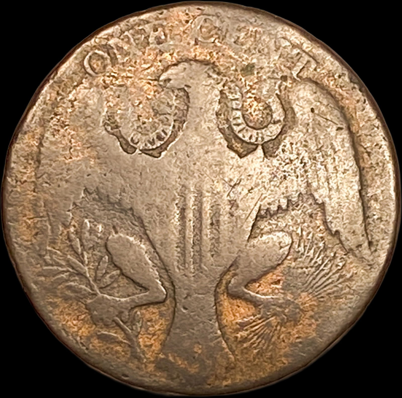 1791 Washington Cent Large Eagle Reverse NICELY CIRCULATED - 2