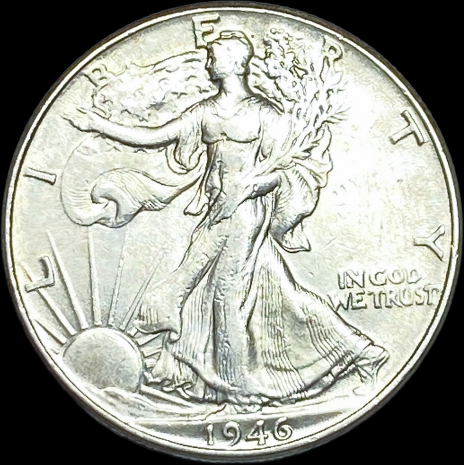 1946 Silver Half Dollar (Walking Liberty) CLOSELY UNCIRCULATED (1 of 2)