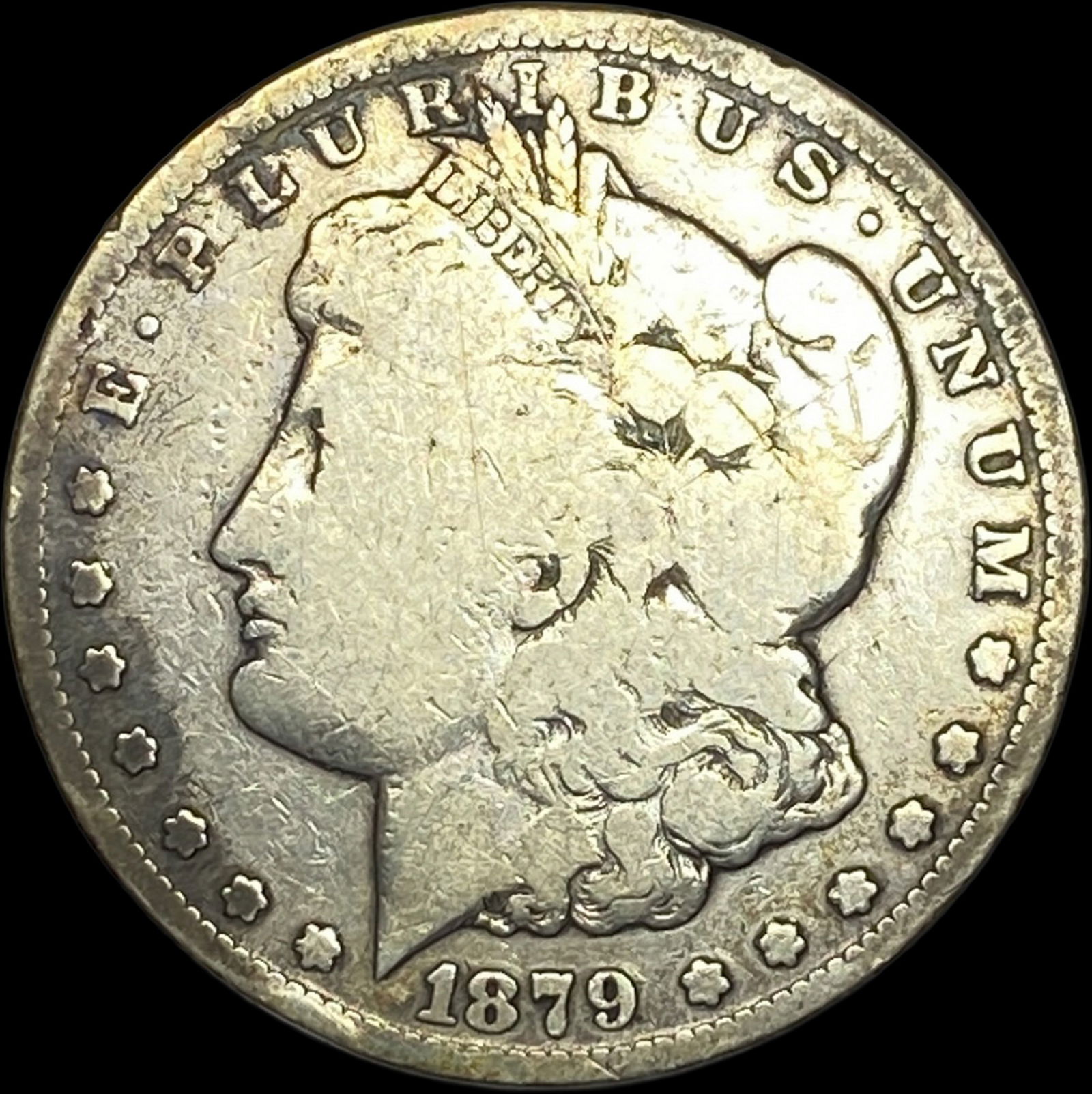 1879-CC Silver Morgan Dollar LIGHTLY CIRCULATED (1 of 2)