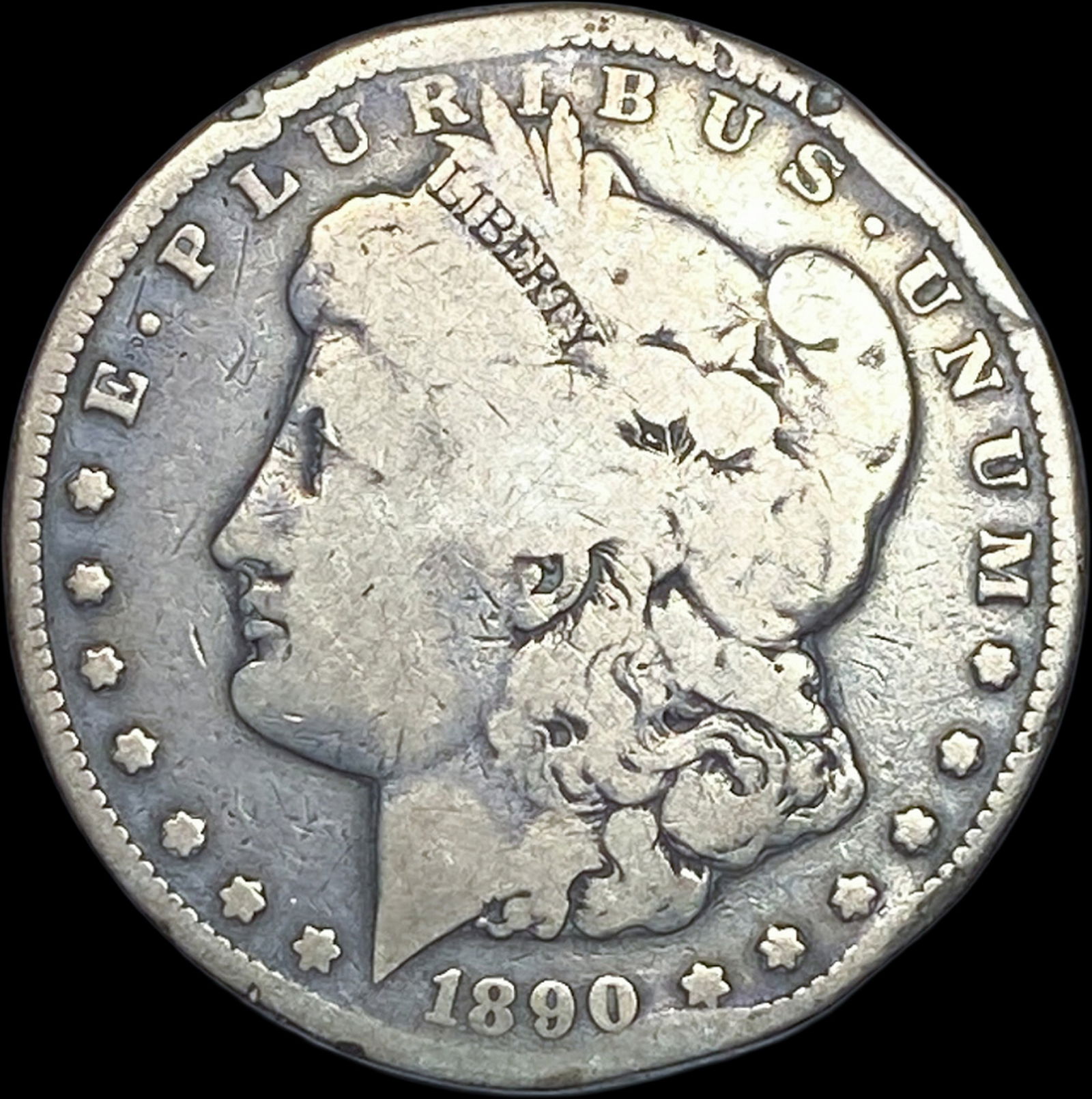 1890-CC Silver Morgan Dollar NICELY CIRCULATED (1 of 2)