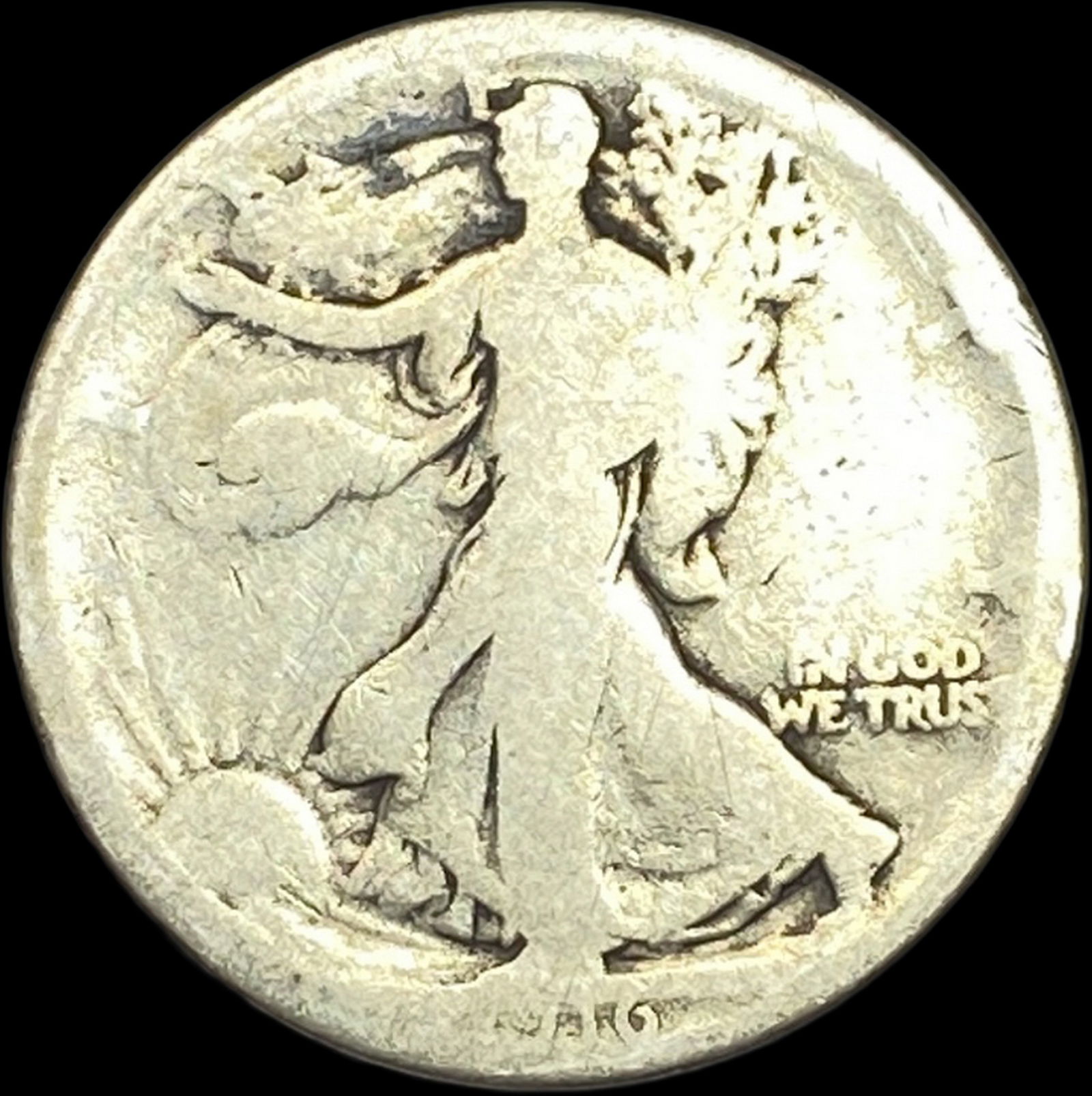 1916 Walking Liberty Half Dollar NICELY CIRCULATED (1 of 2)