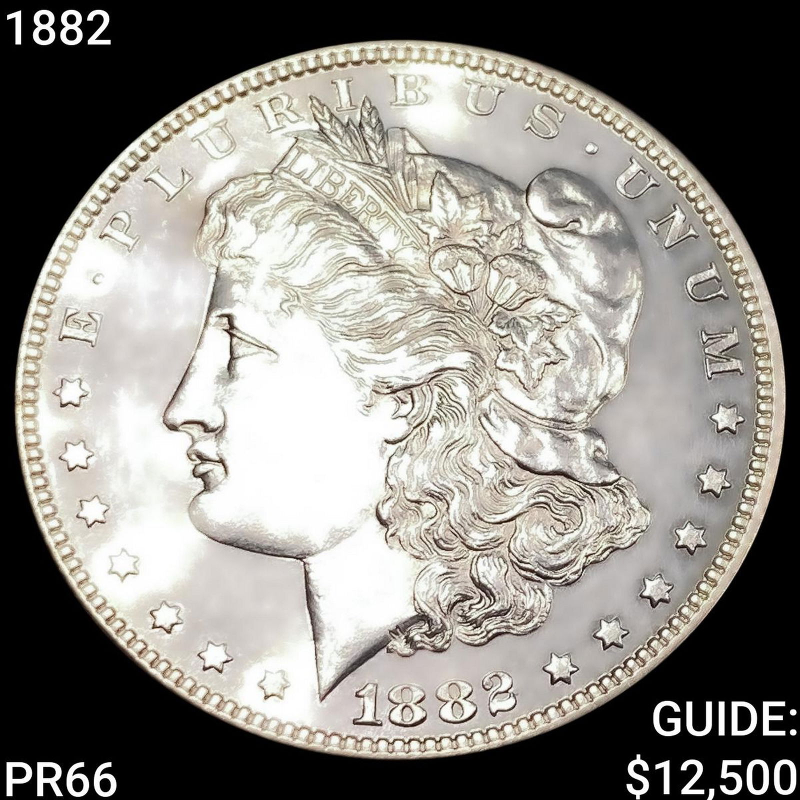 1882 Morgan Silver Dollar SUPERB GEM PROOF (1 of 2)