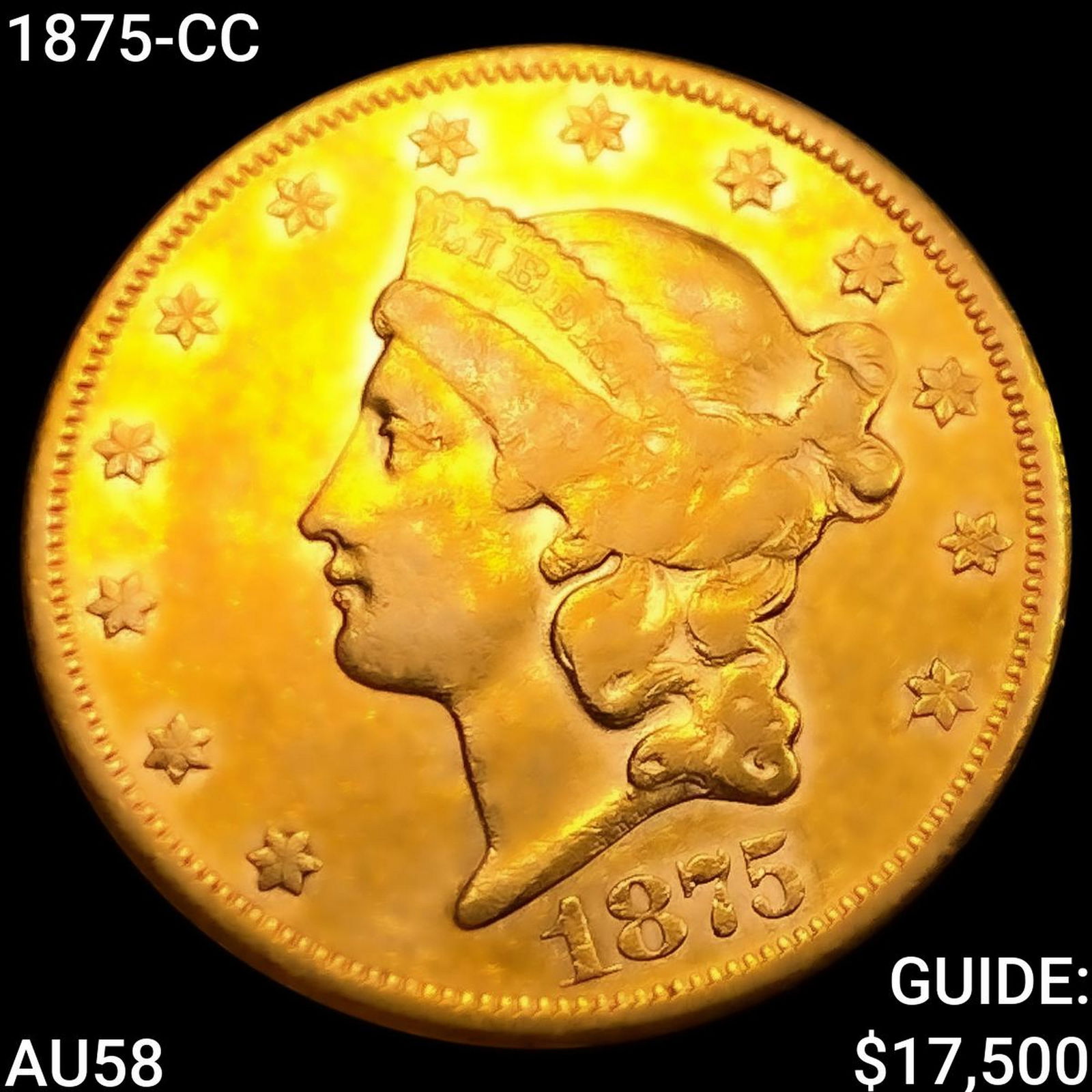 1875-CC $20 Gold Double Eagle CHOICE AU (1 of 2)