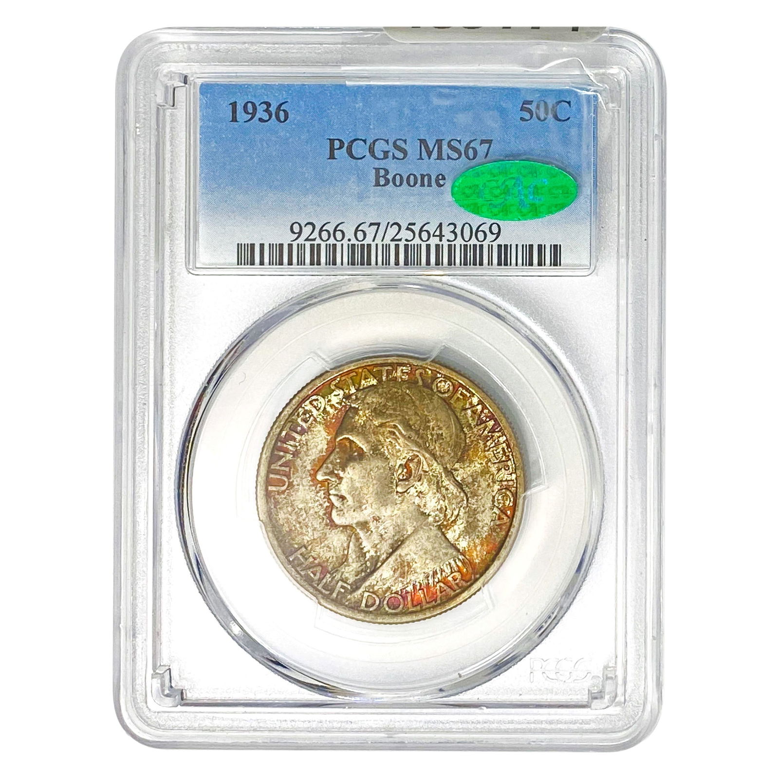 1936 CAC Boone Half Dollar PCGS MS67 (1 of 2)
