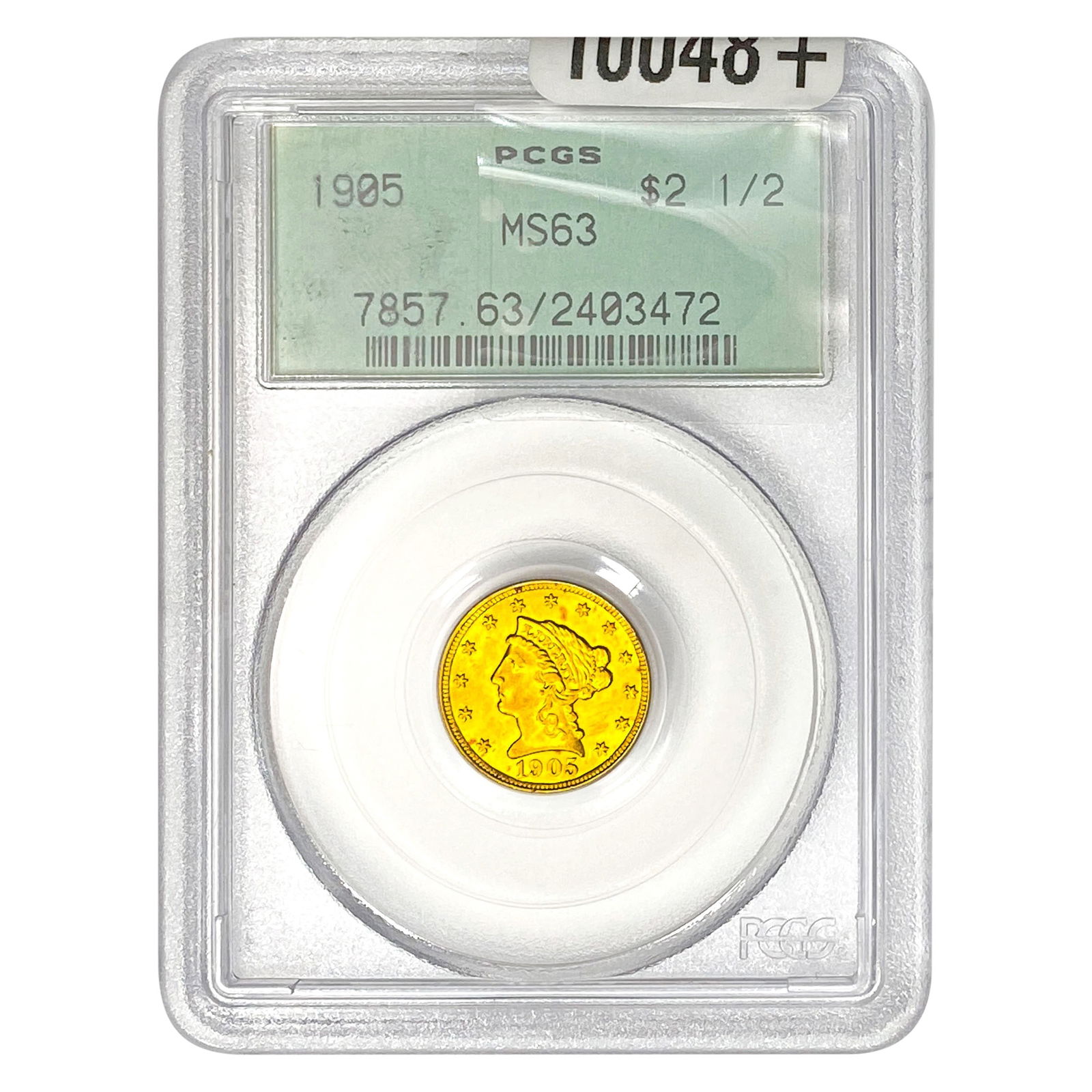 1905 $2.50 Gold Quarter Eagle PCGS MS63 (1 of 2)