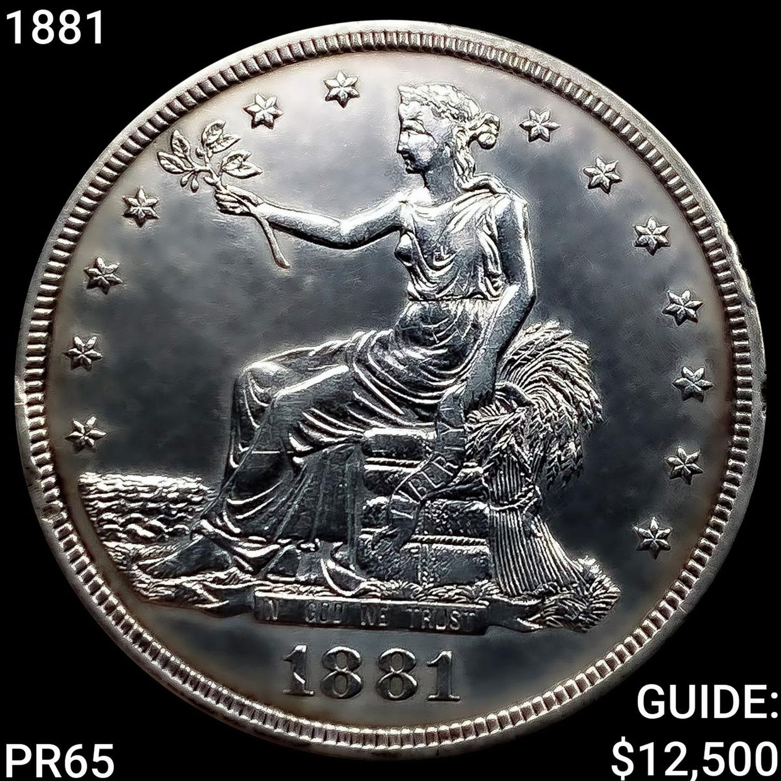 1881 Silver Trade Dollar GEM PROOF (1 of 2)