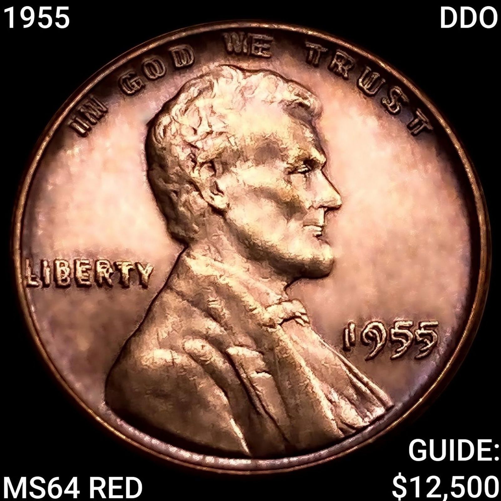1955 DDO Wheat Cent CHOICE BU RD (1 of 2)
