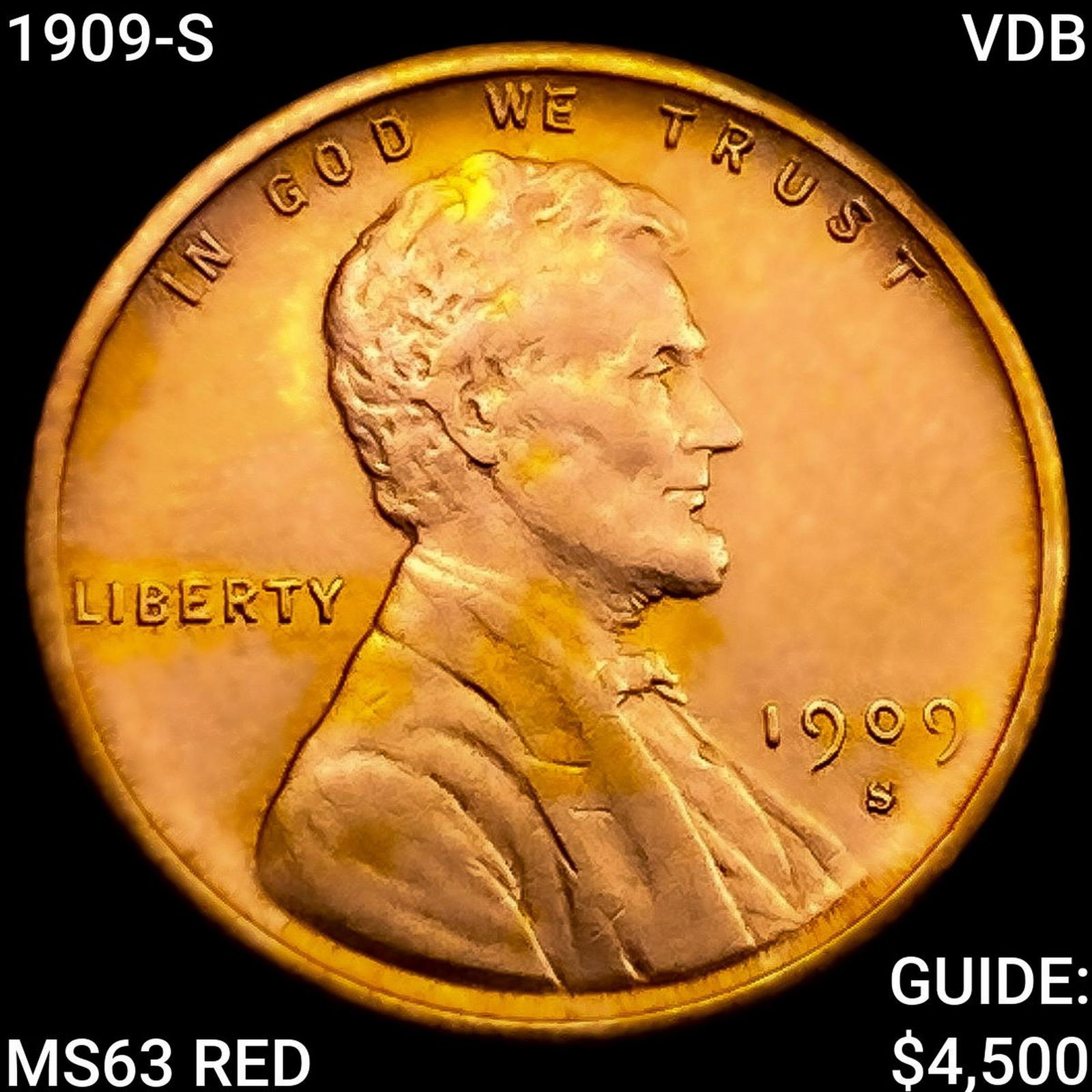 1909-S VDB Wheat Cent CHOICE BU RD (1 of 2)