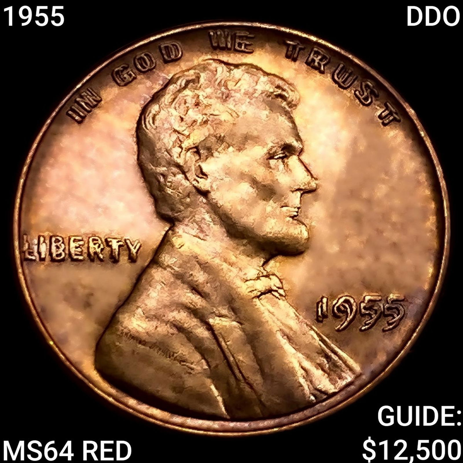 1955 DDO Wheat Cent CHOICE BU RD (1 of 2)
