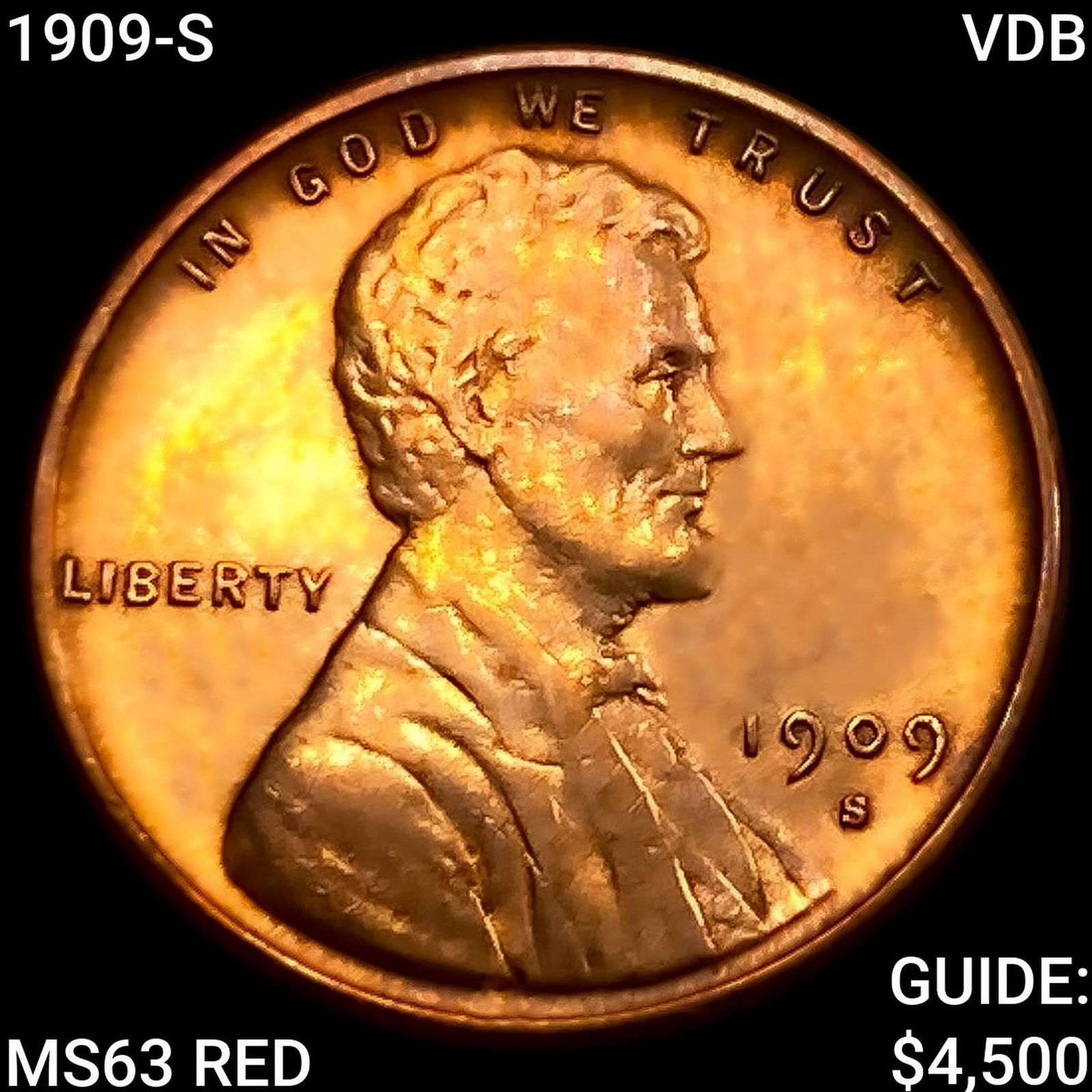 1909-S VDB Wheat Cent CHOICE BU RD (1 of 2)