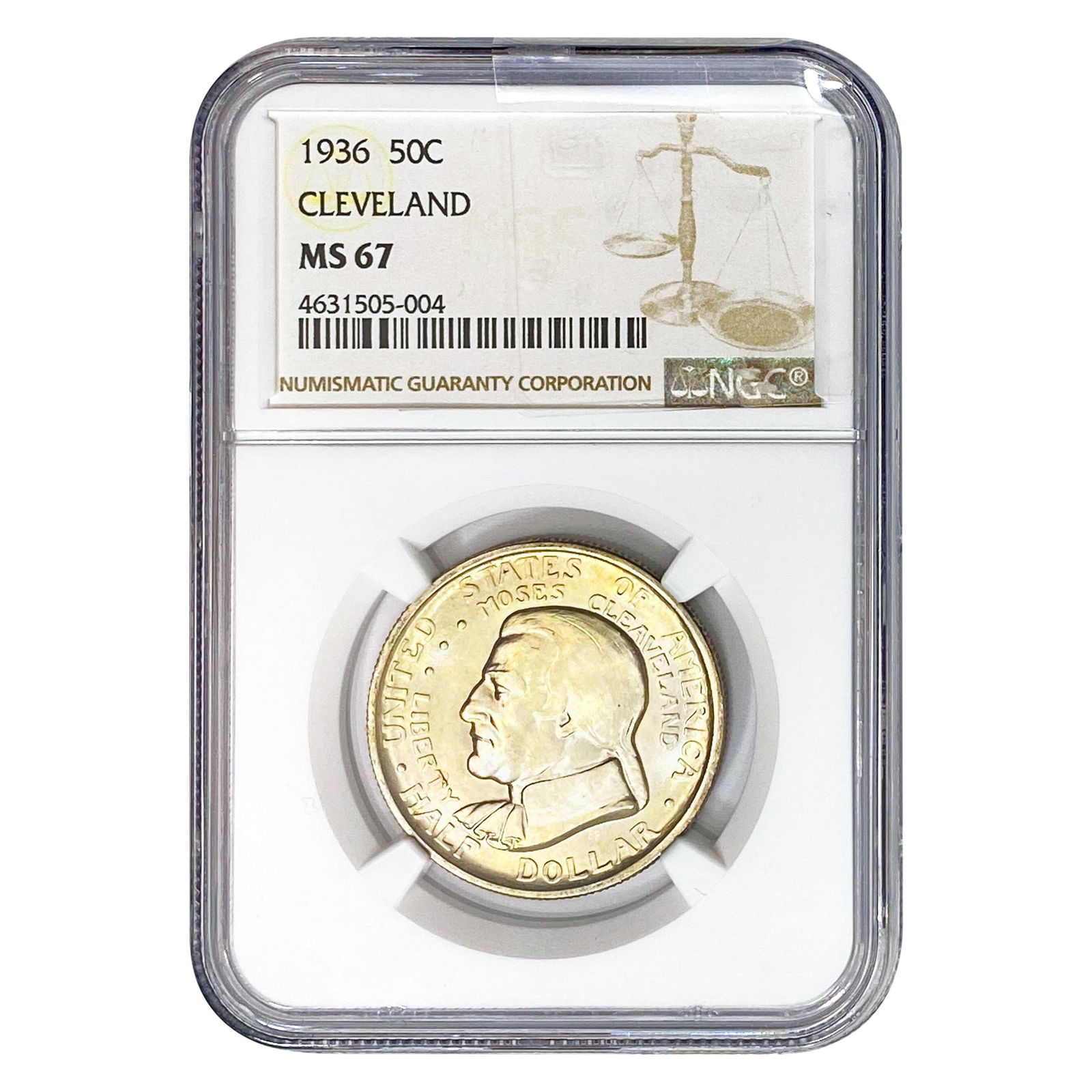 1936 Cleveland Half Dollar NGC MS67 (1 of 2)