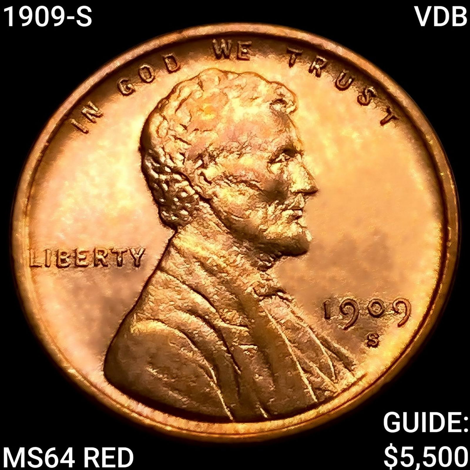 1909-S VDB Wheat Cent CHOICE BU RD (1 of 2)