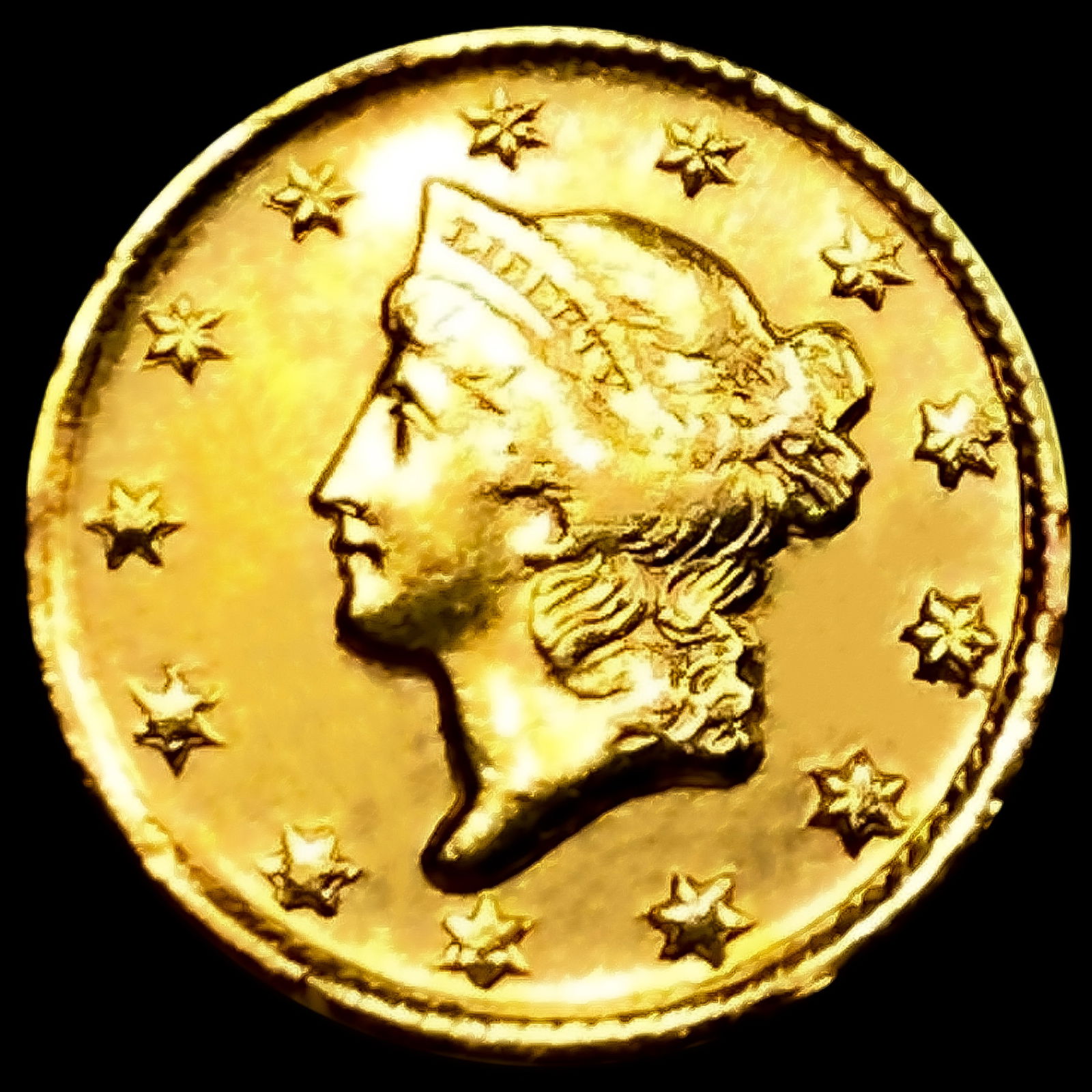 1850-D Rare Gold Dollar (1 of 2)