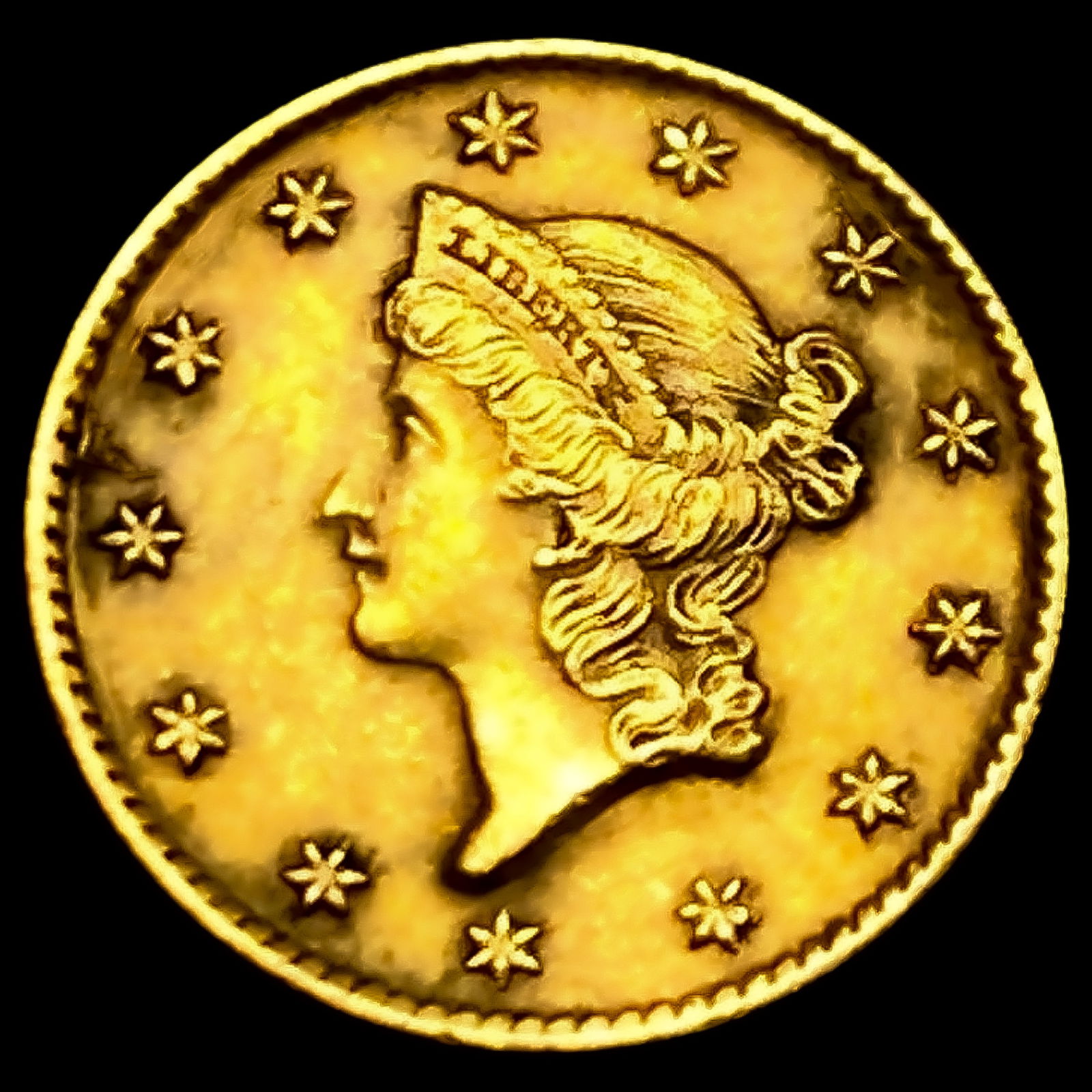 1852-D Rare Gold Dollar (1 of 2)