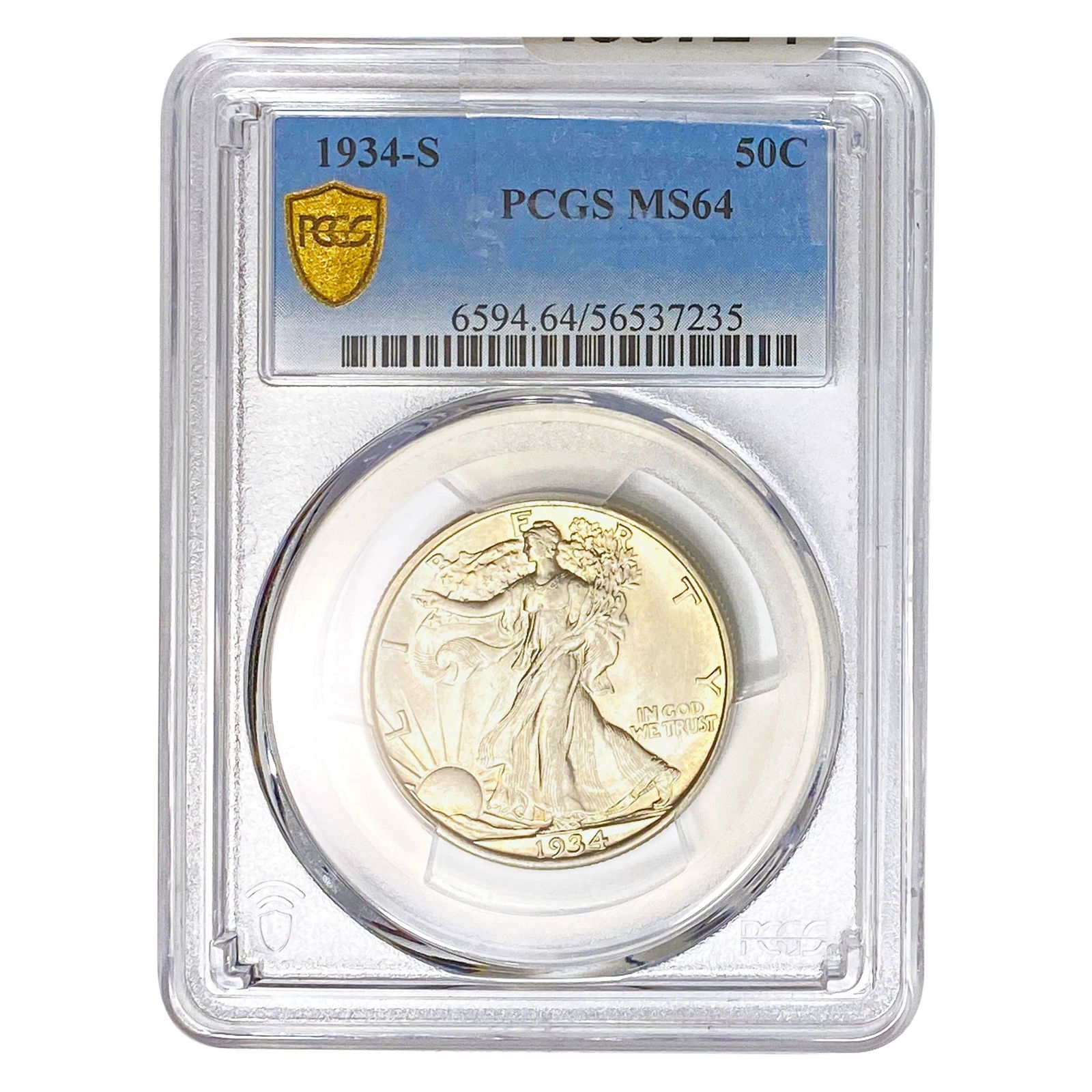 1934-S Walking Liberty Half Dollar PCGS MS64 (1 of 2)