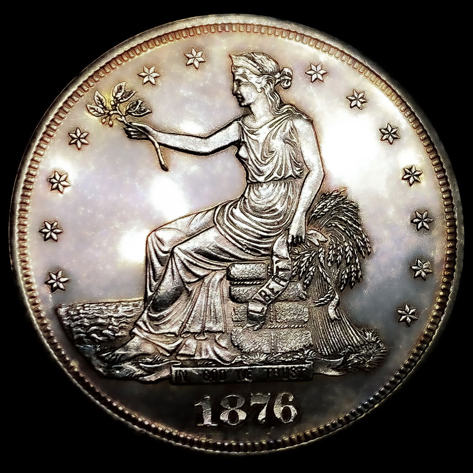 1876 Silver Trade Dollar (1 of 2)