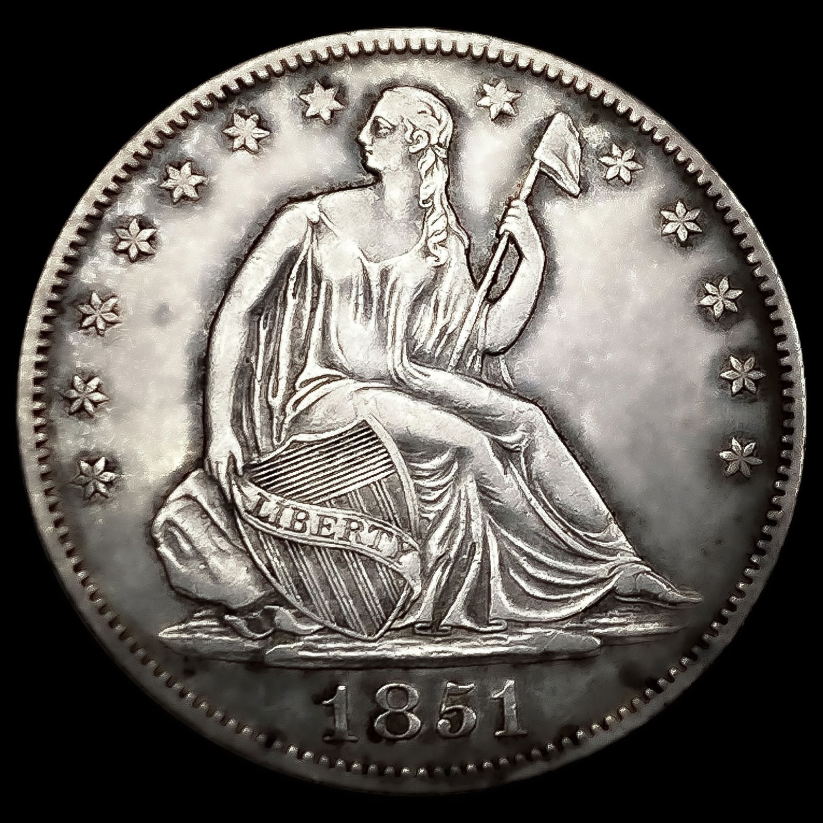 1851-O Seated Liberty Half Dollar (1 of 2)