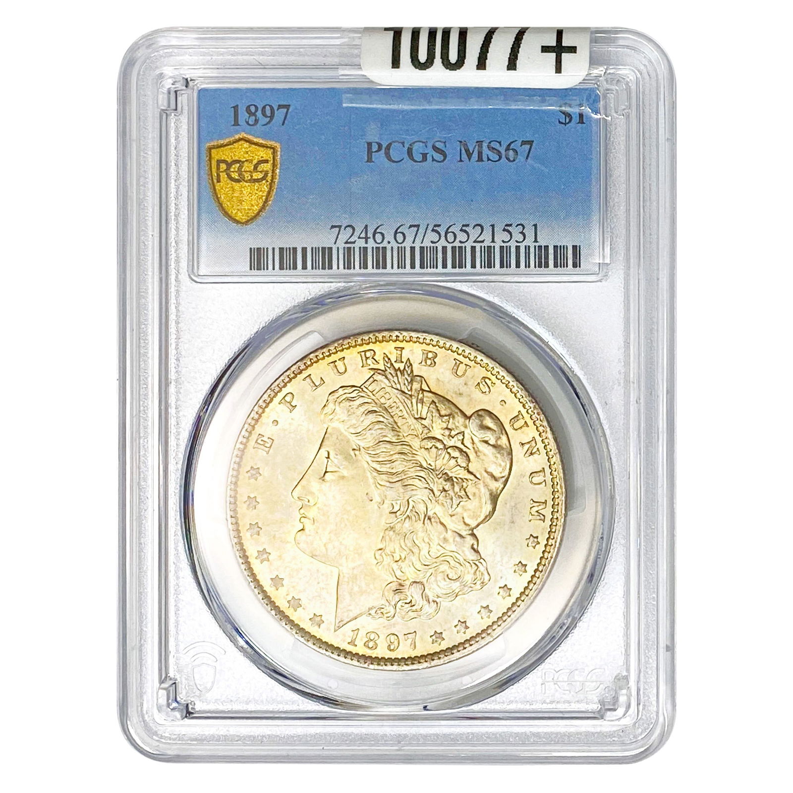 1897 Morgan Silver Dollar PCGS MS67 (1 of 2)