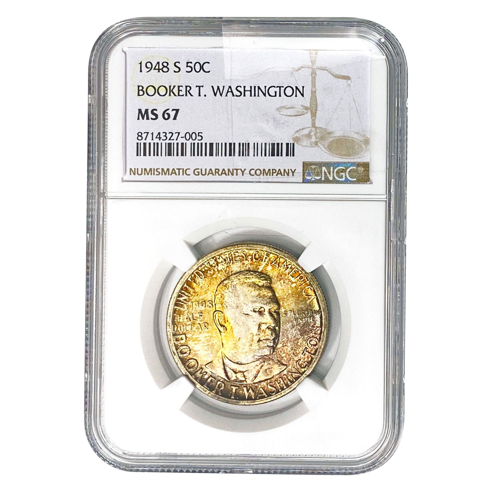 1948-S Booker T Half Dollar NGC MS57 (1 of 2)