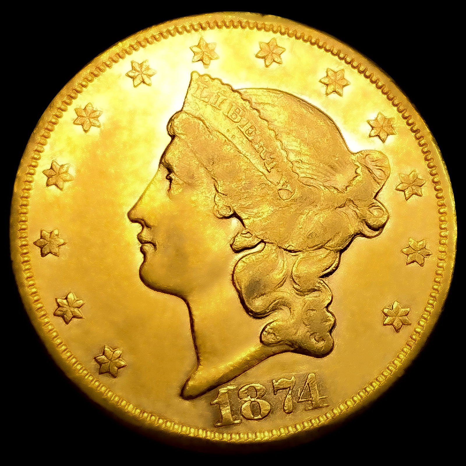 1874-CC $20 Gold Double Eagle (1 of 2)