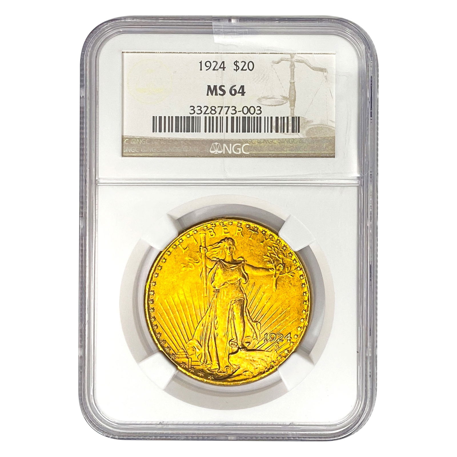 1924 $20 Gold Double Eagle NGC MS64 (1 of 2)