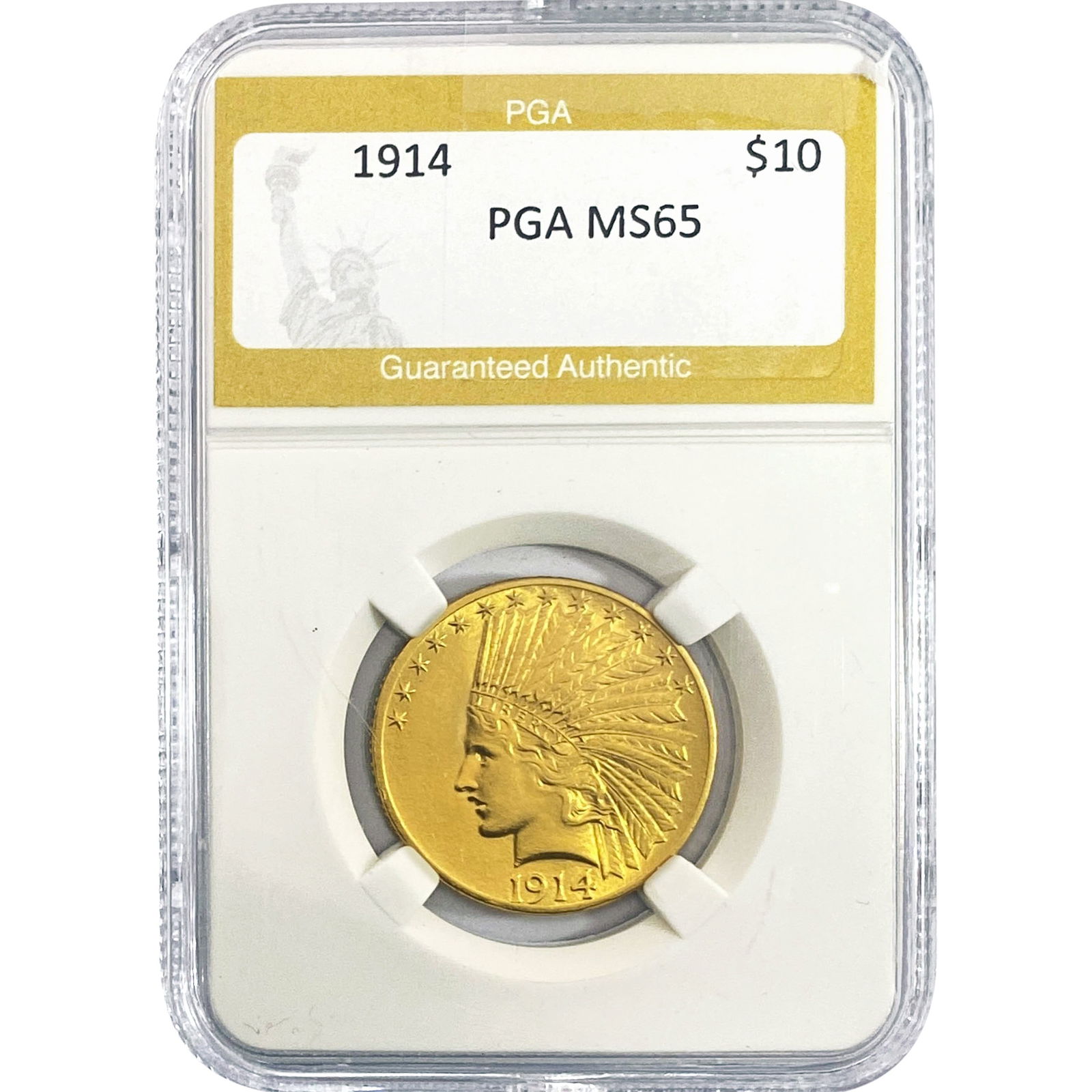 1914 $10 Gold Eagle PGA MS65 (1 of 2)