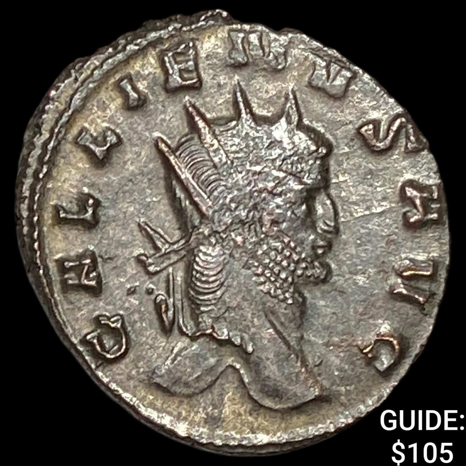 Roman Gallienus 253-268 AD BI Dbl Denarius CHOICE AU (1 of 2)