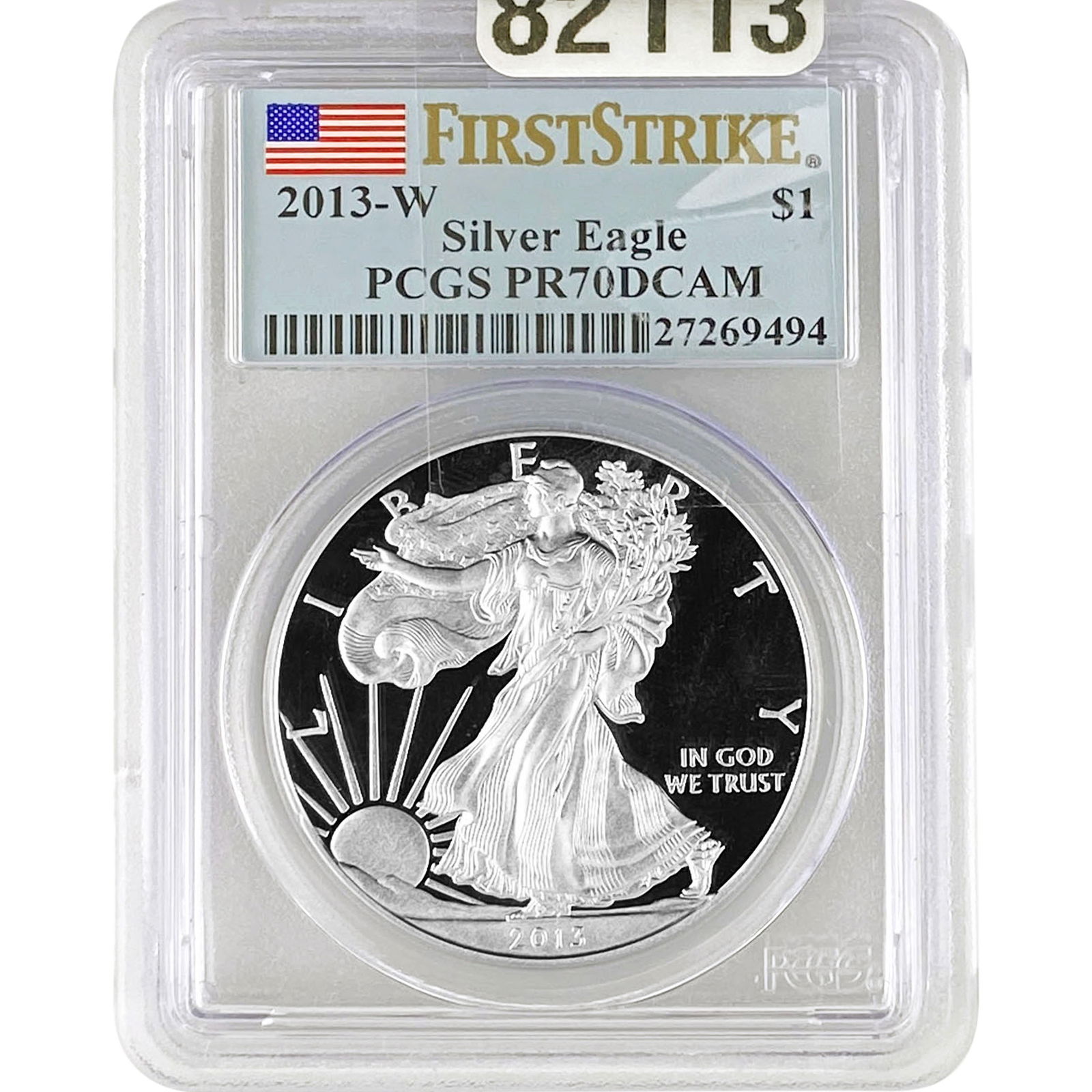 2013-W Silver Eagle PCGS PR70 DCAM (1 of 2)