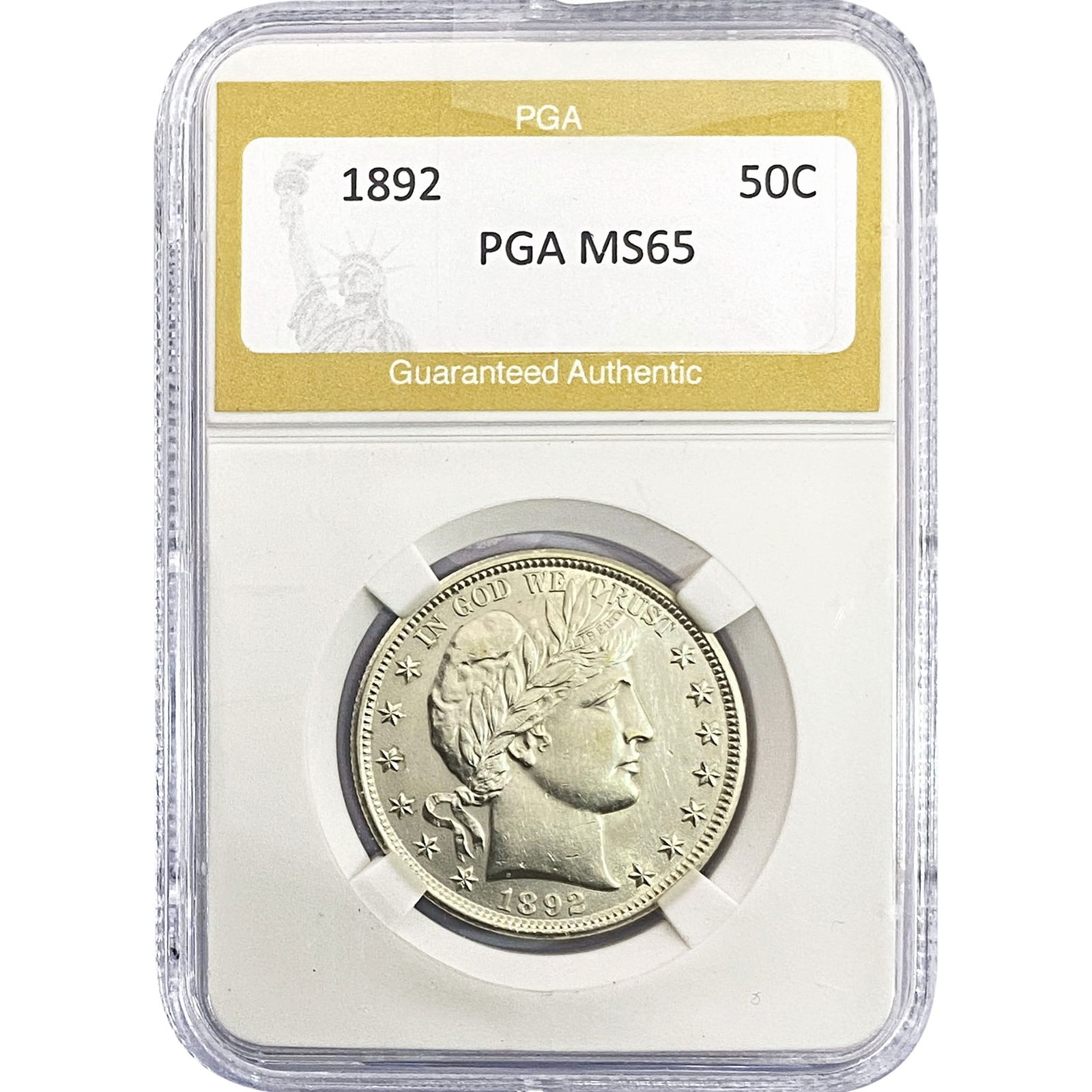 1892 Buffalo Half Dollar PGA MS65 (1 of 2)