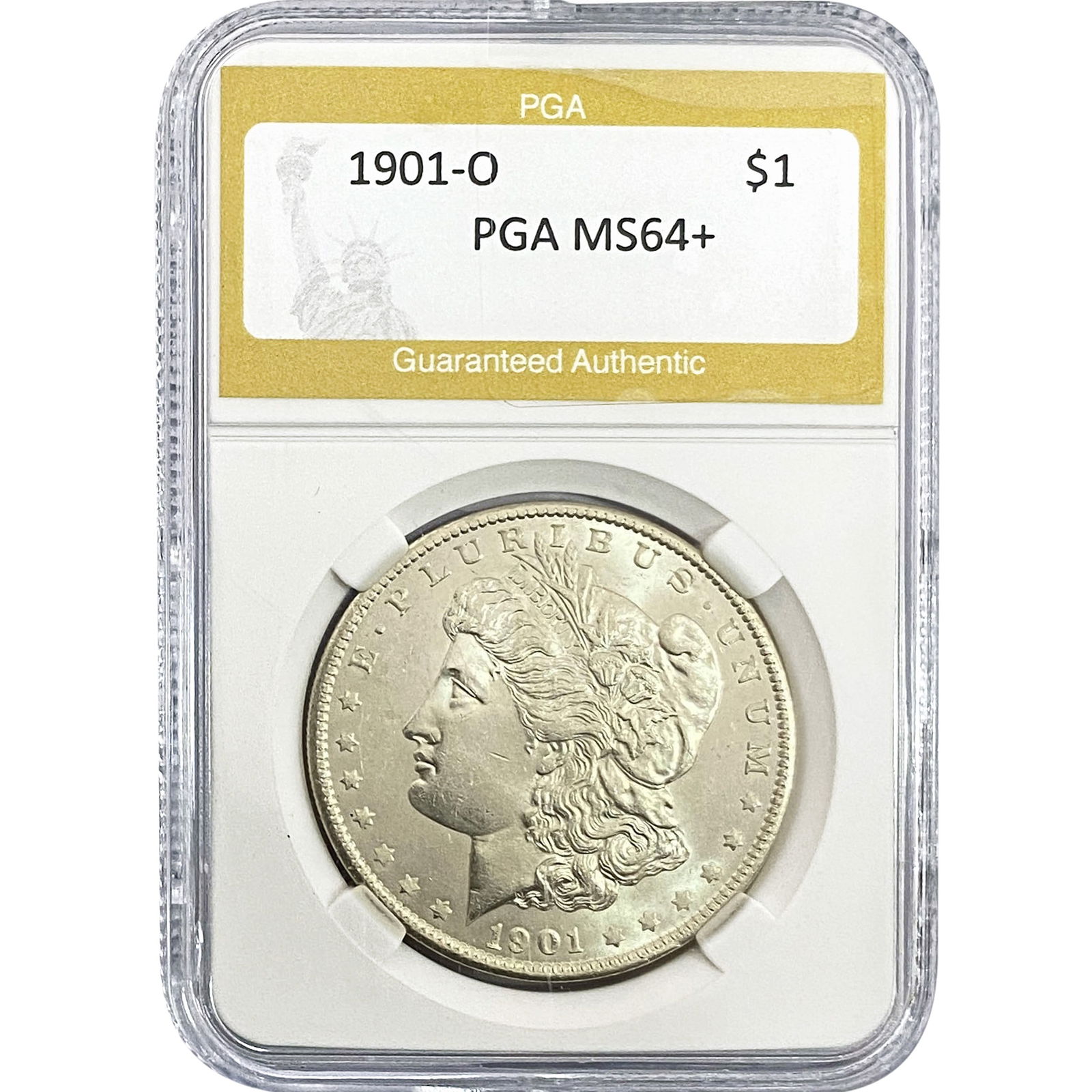 1901-O Morgan Silver Dollar PGA MS64+ (1 of 2)