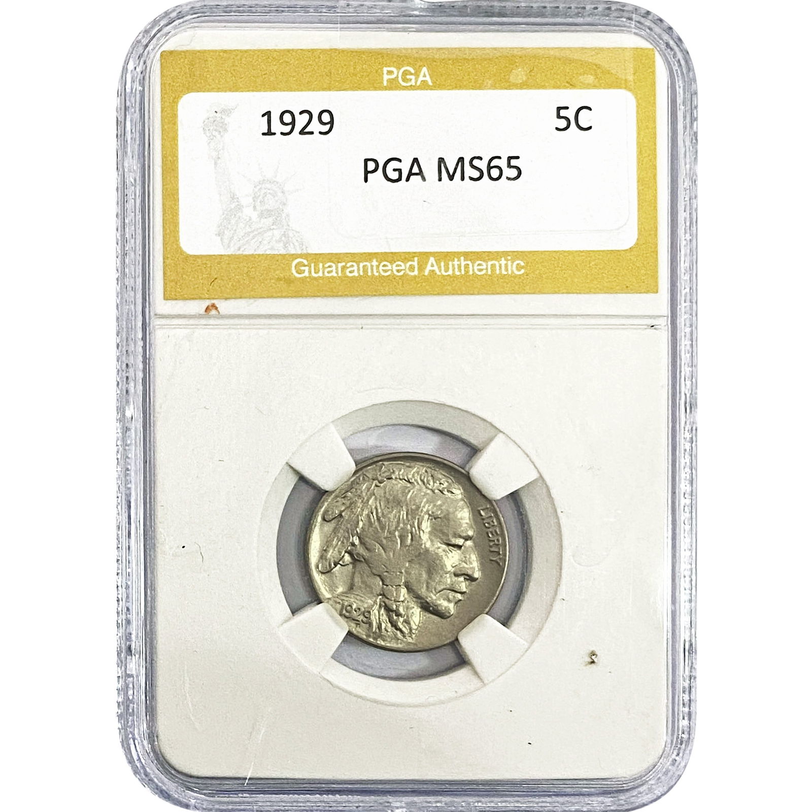 1929 Buffalo Nickel PGA MS65 (1 of 2)