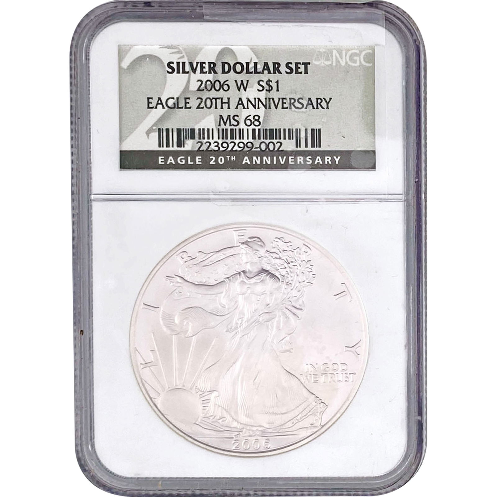 2006-W Silver Eagle NGC MS68 (1 of 2)