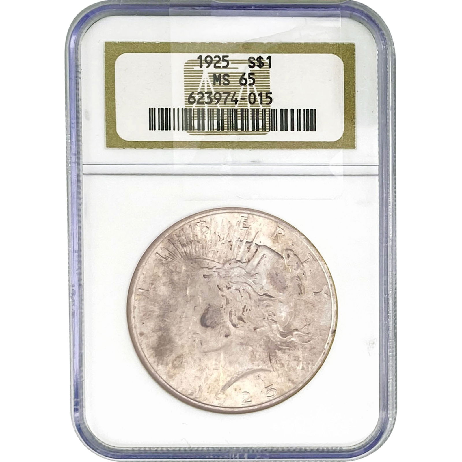 1925 Morgan Silver Dollar NGC MS65 (1 of 2)