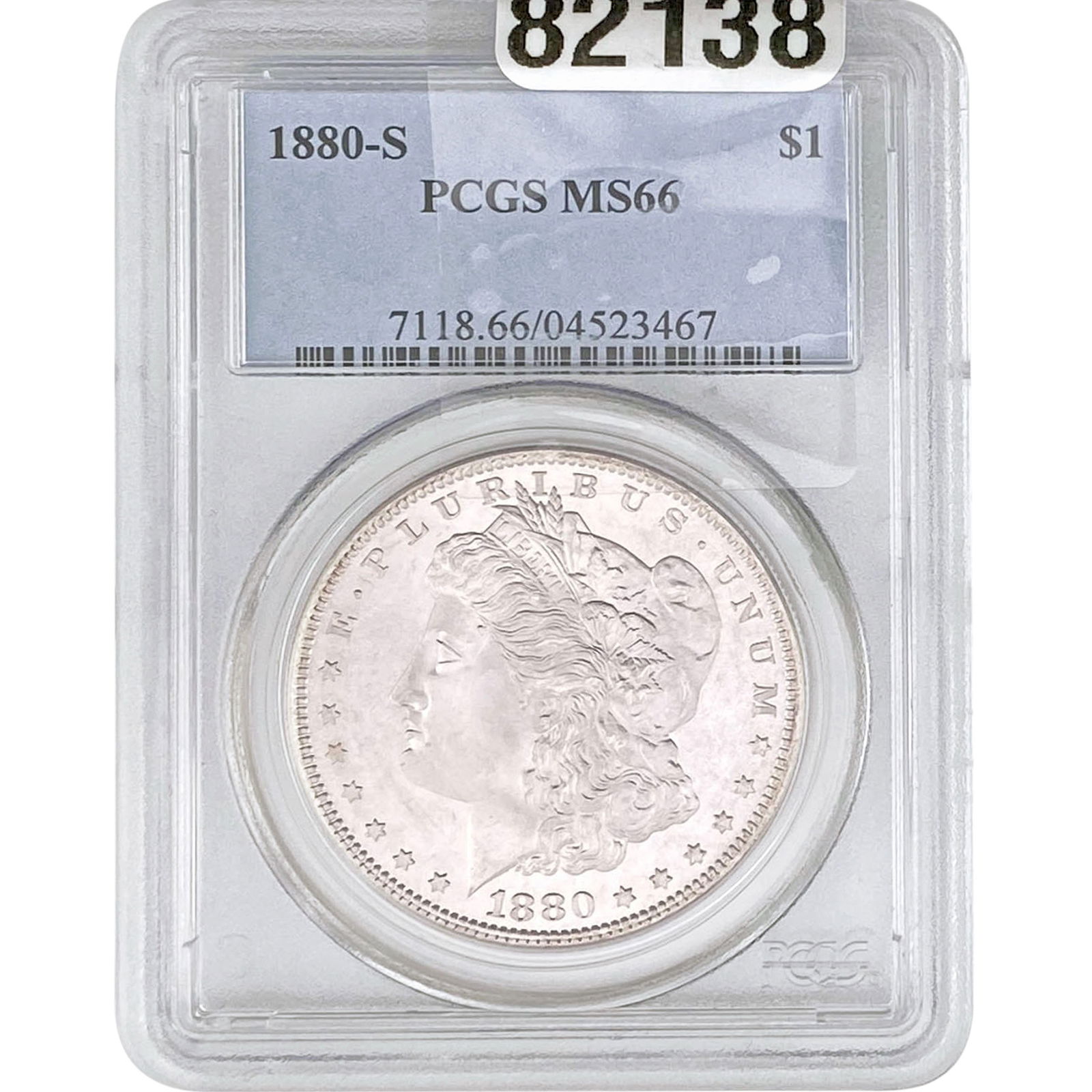 1880-S Morgan Silver Dollar PCGS MS66 (1 of 2)
