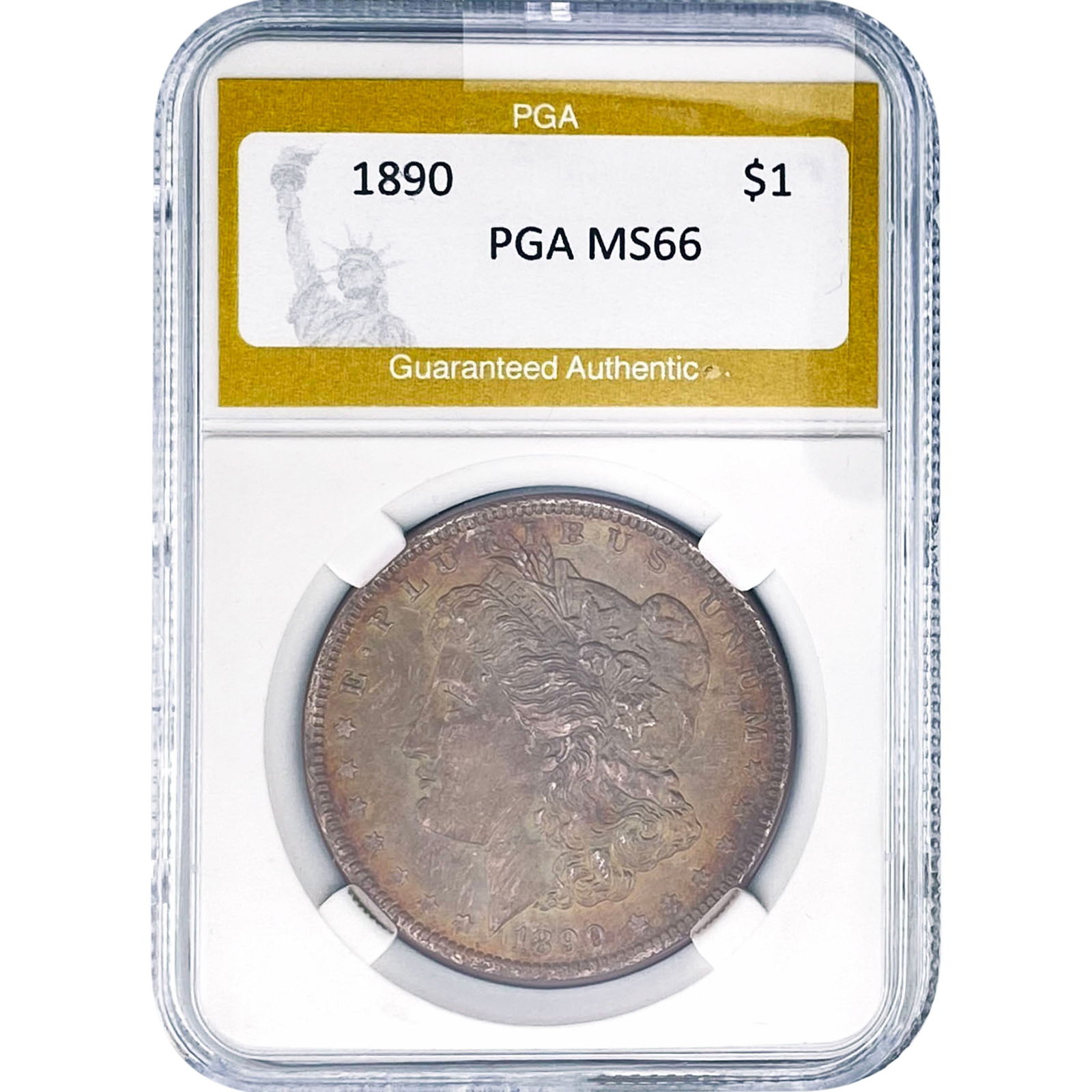 1890 Morgan Silver Dollar PGA MS66 (1 of 2)
