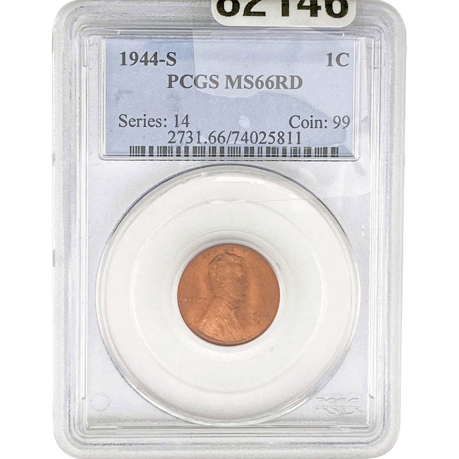 1944-S Wheat Cent PCGS MS66 RD (1 of 2)