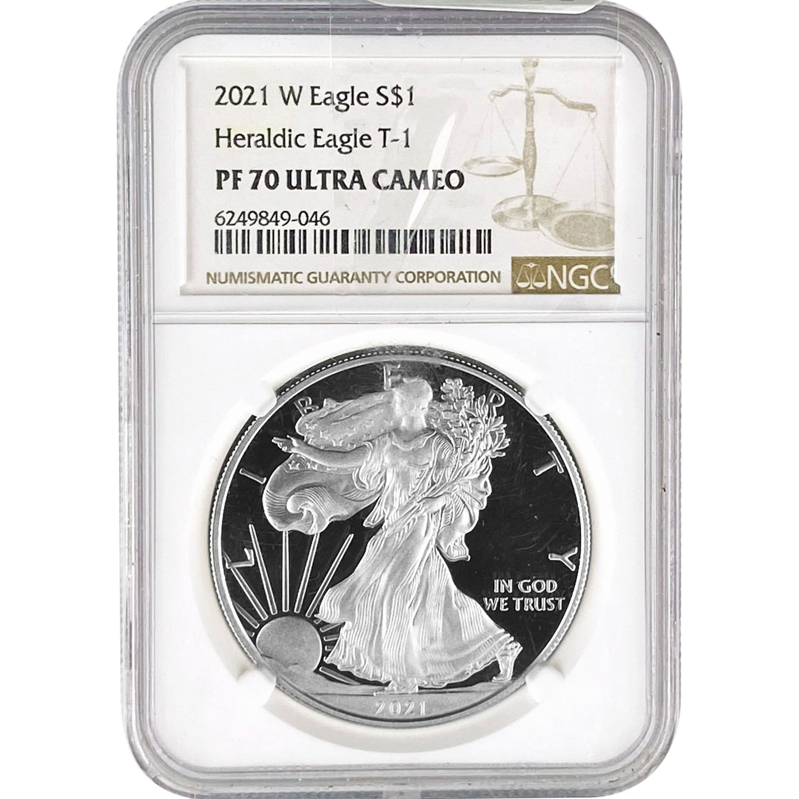2021-W Silver Eagle NGC PF70 Ultra Cameo (1 of 2)