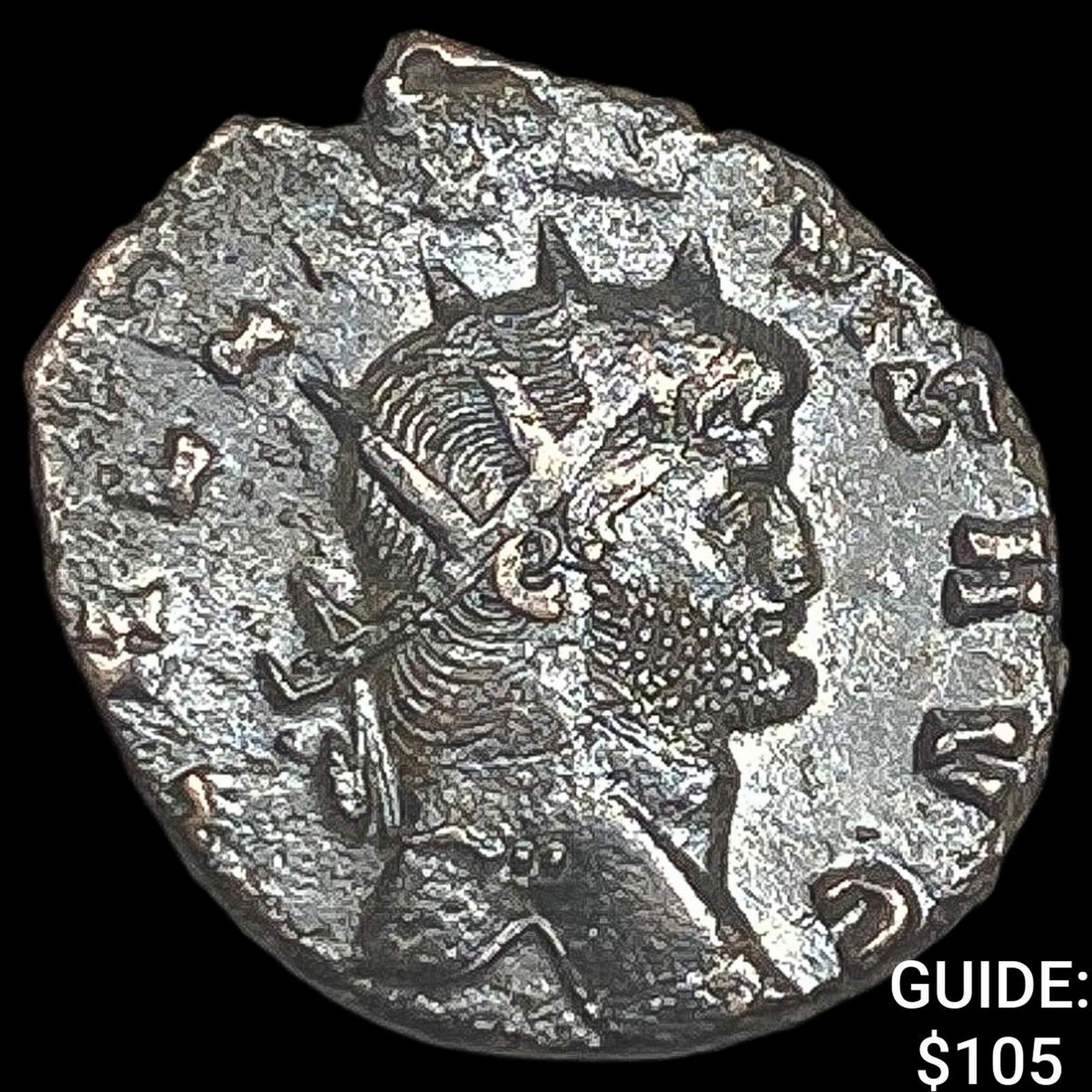 Roman Gallienus 253-268 AD BI Dbl Denarius CHOICE AU (1 of 2)