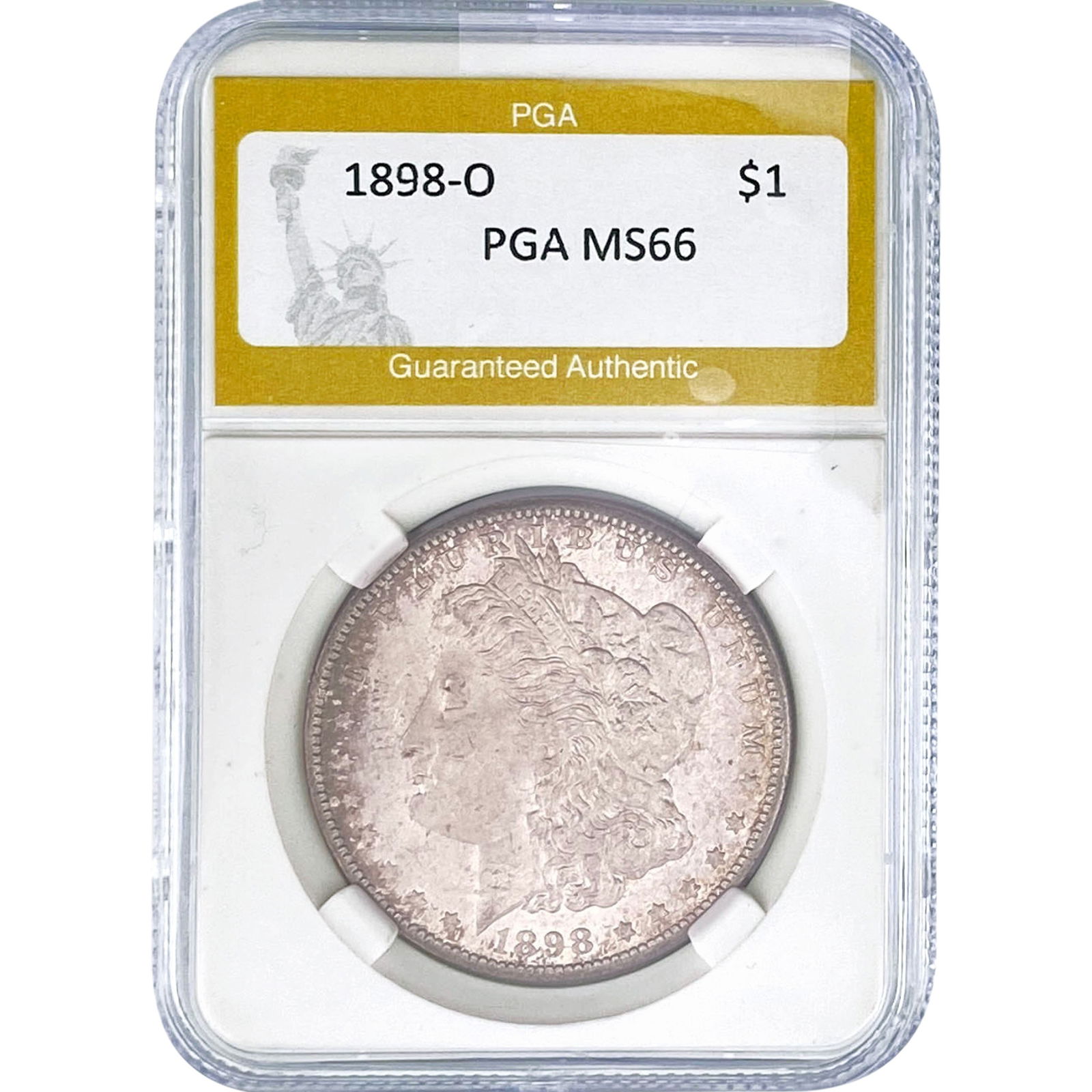 1898-O Morgan Silver Dollar PGA MS66 (1 of 2)
