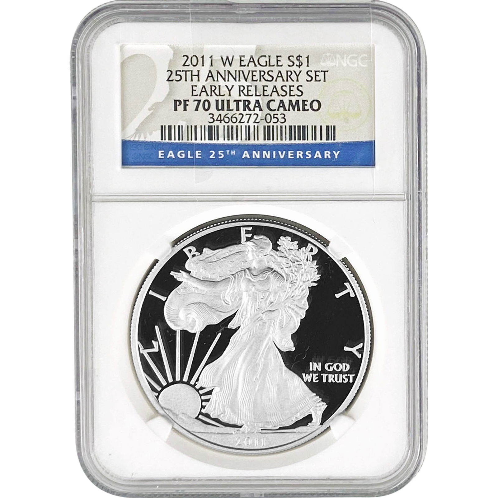 2011-W Silver Eagle NGC PF70 Ultra Cameo (1 of 2)