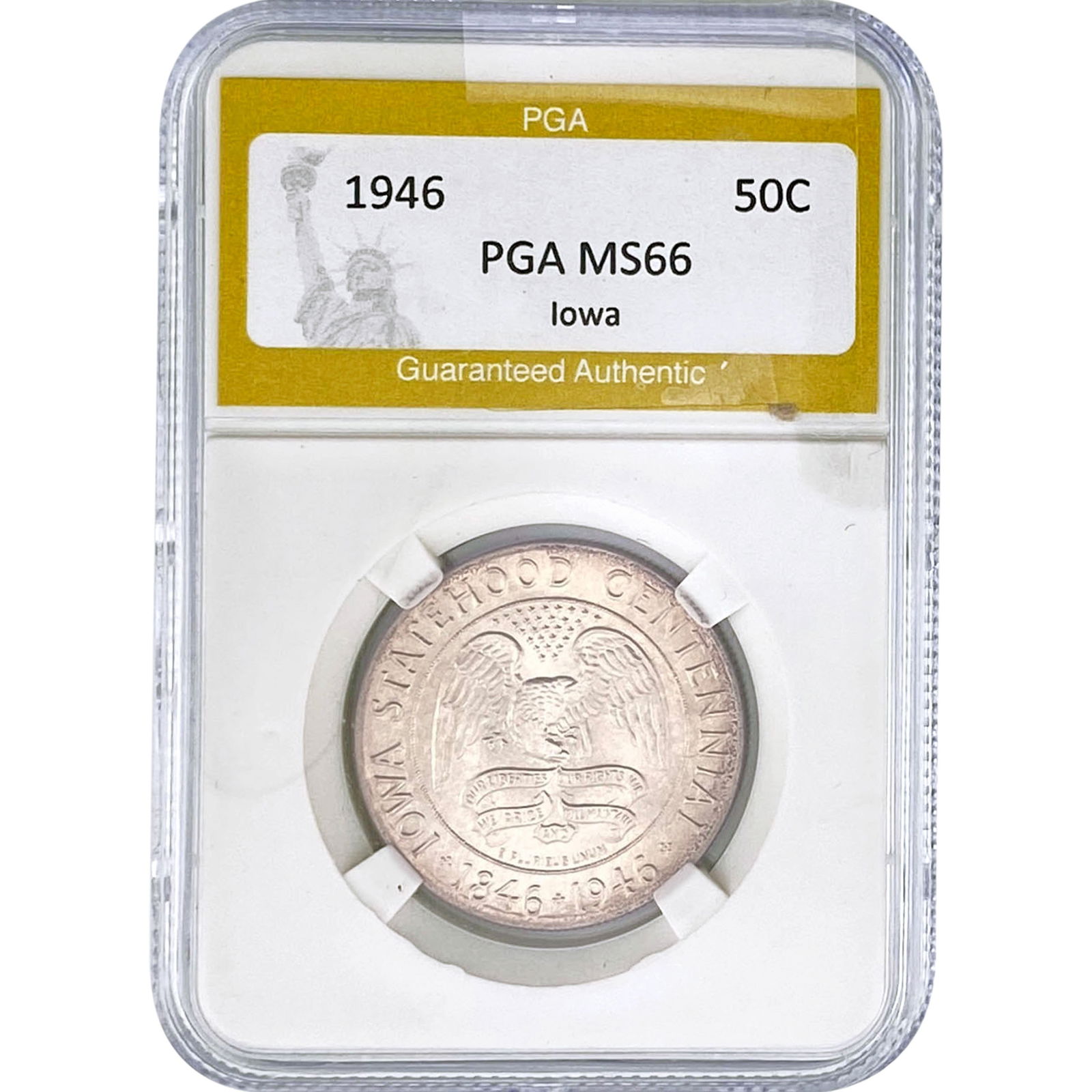 1946 Iowa Half Dollar PGA MS66 (1 of 2)