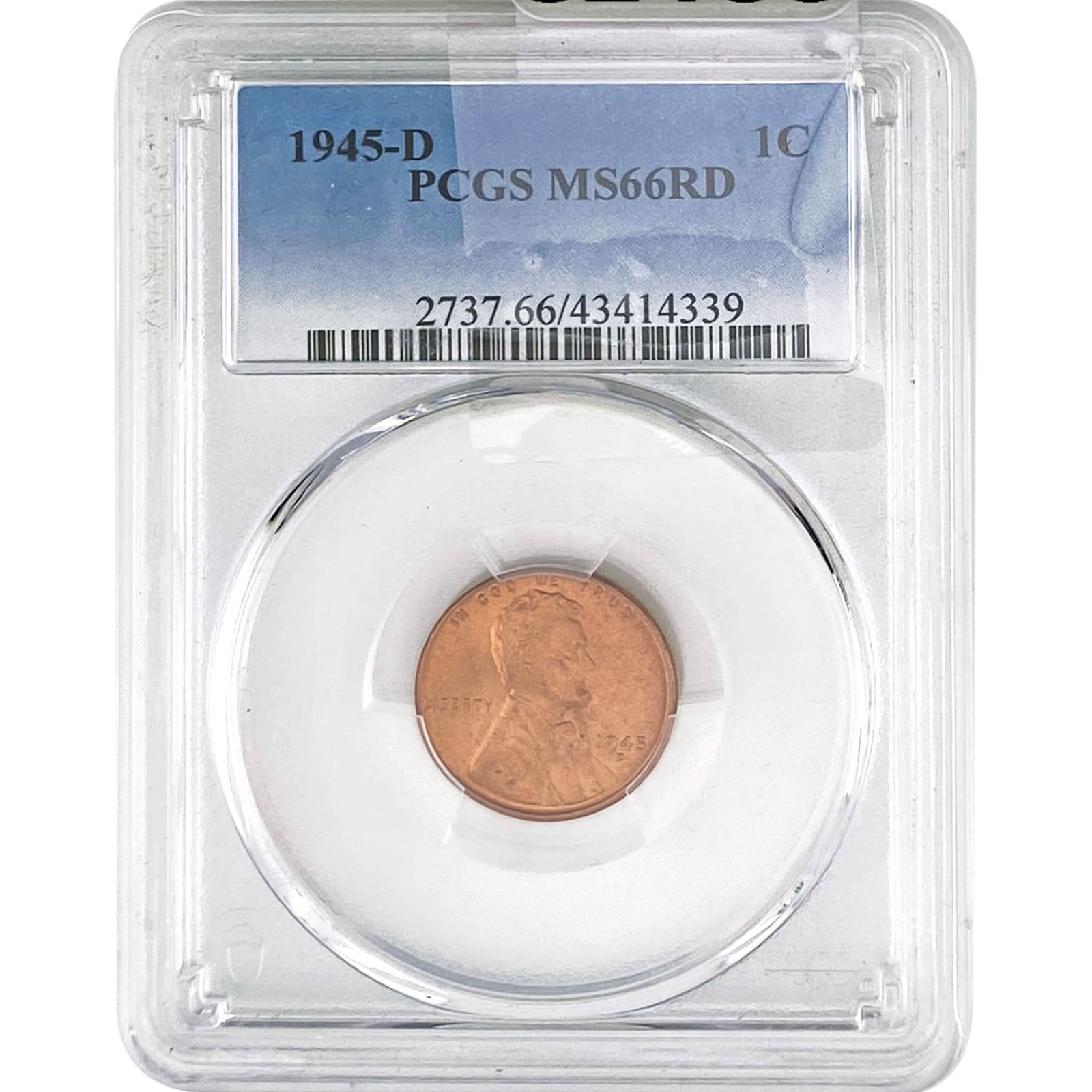 1945-D Wheat Cent PCGS MS66 RD (1 of 2)