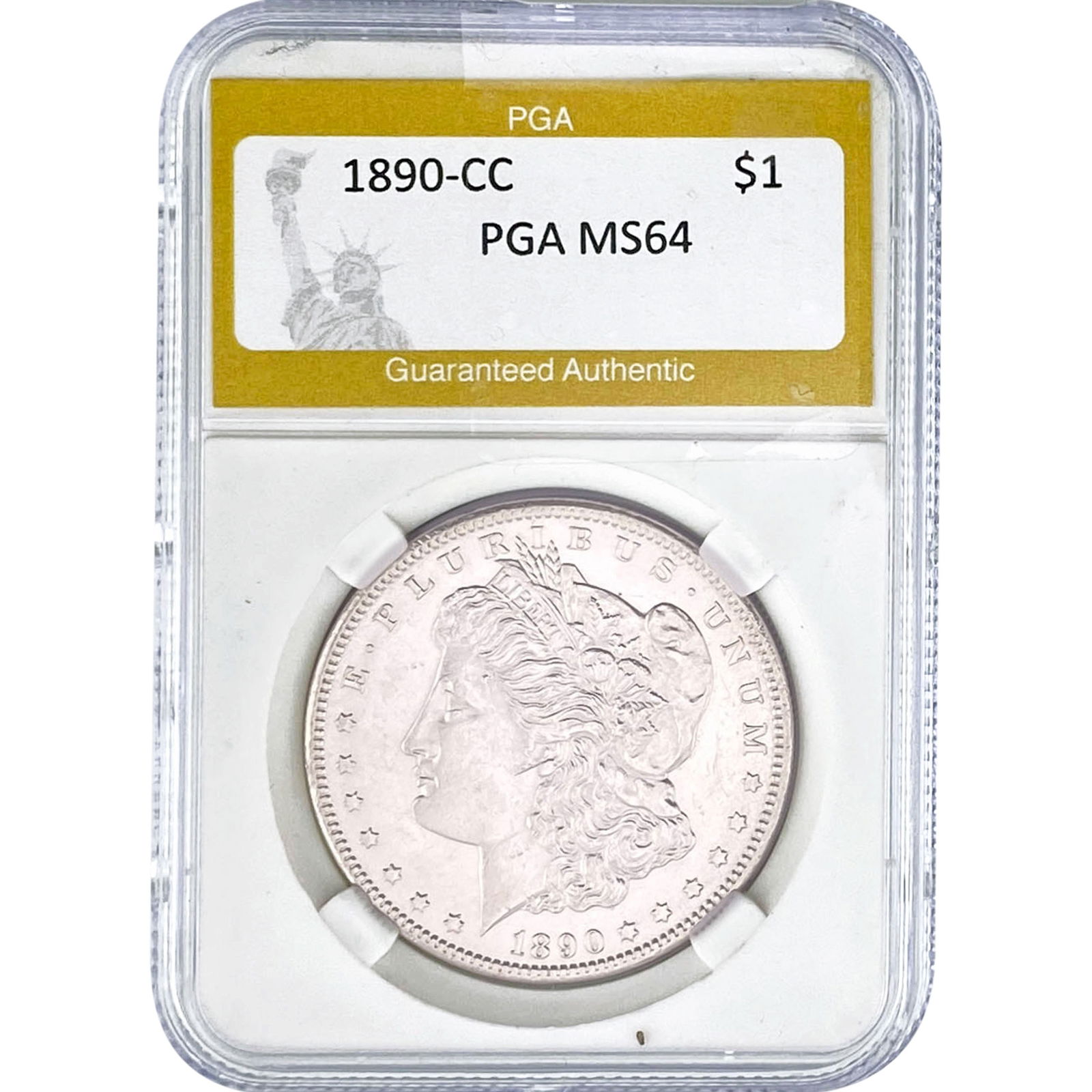 1890-CC Morgan Silver Dollar PGA MS64 (1 of 2)